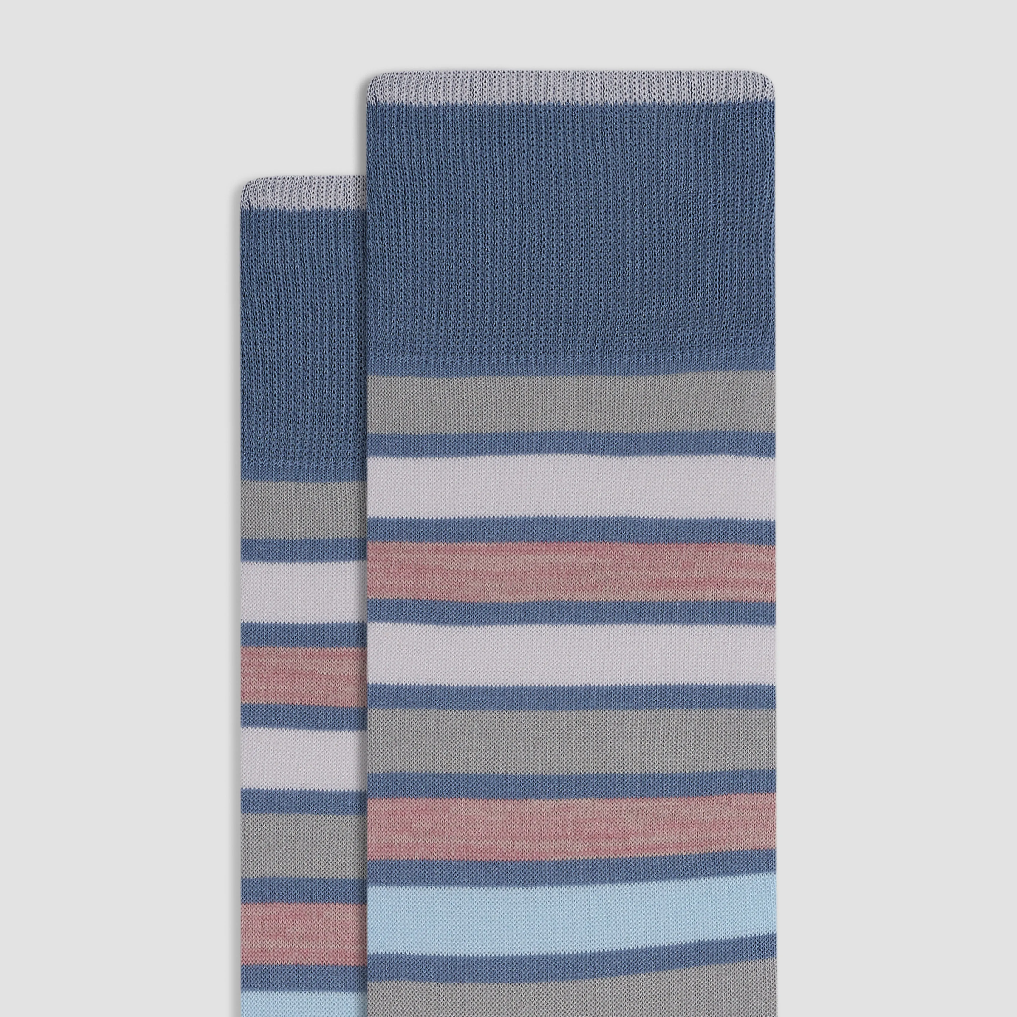 Striped Mid-Calf Socks sold by Bugatchi product image thumbnail 2