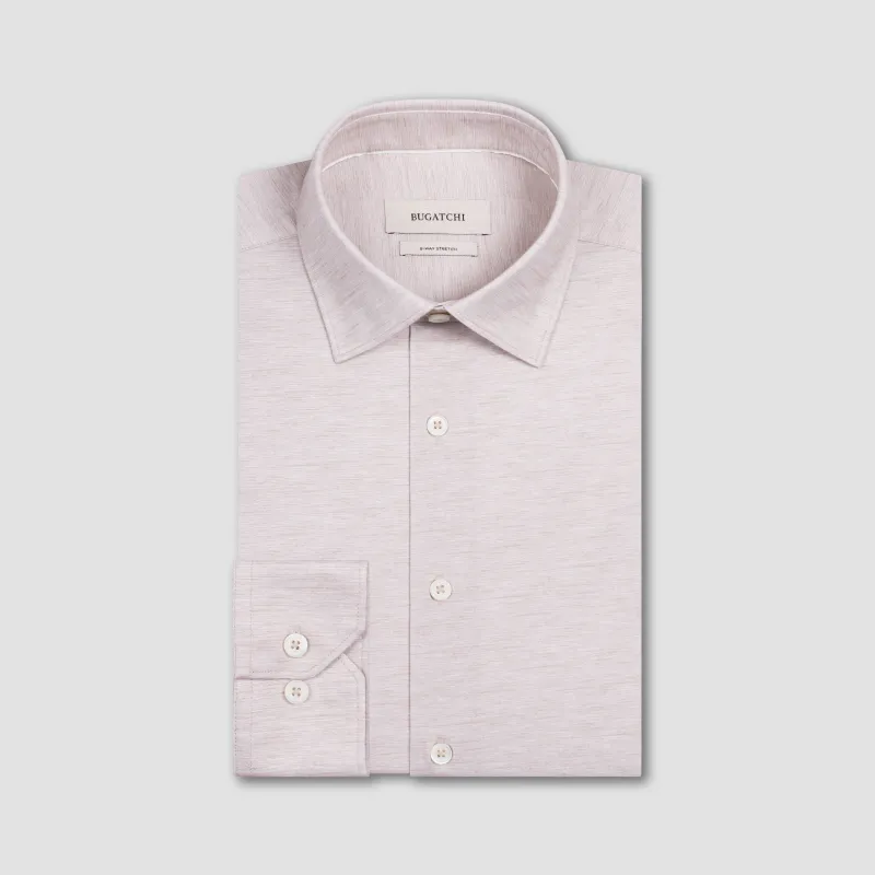 James OoohCotton Melange Shirt sold by Bugatchi