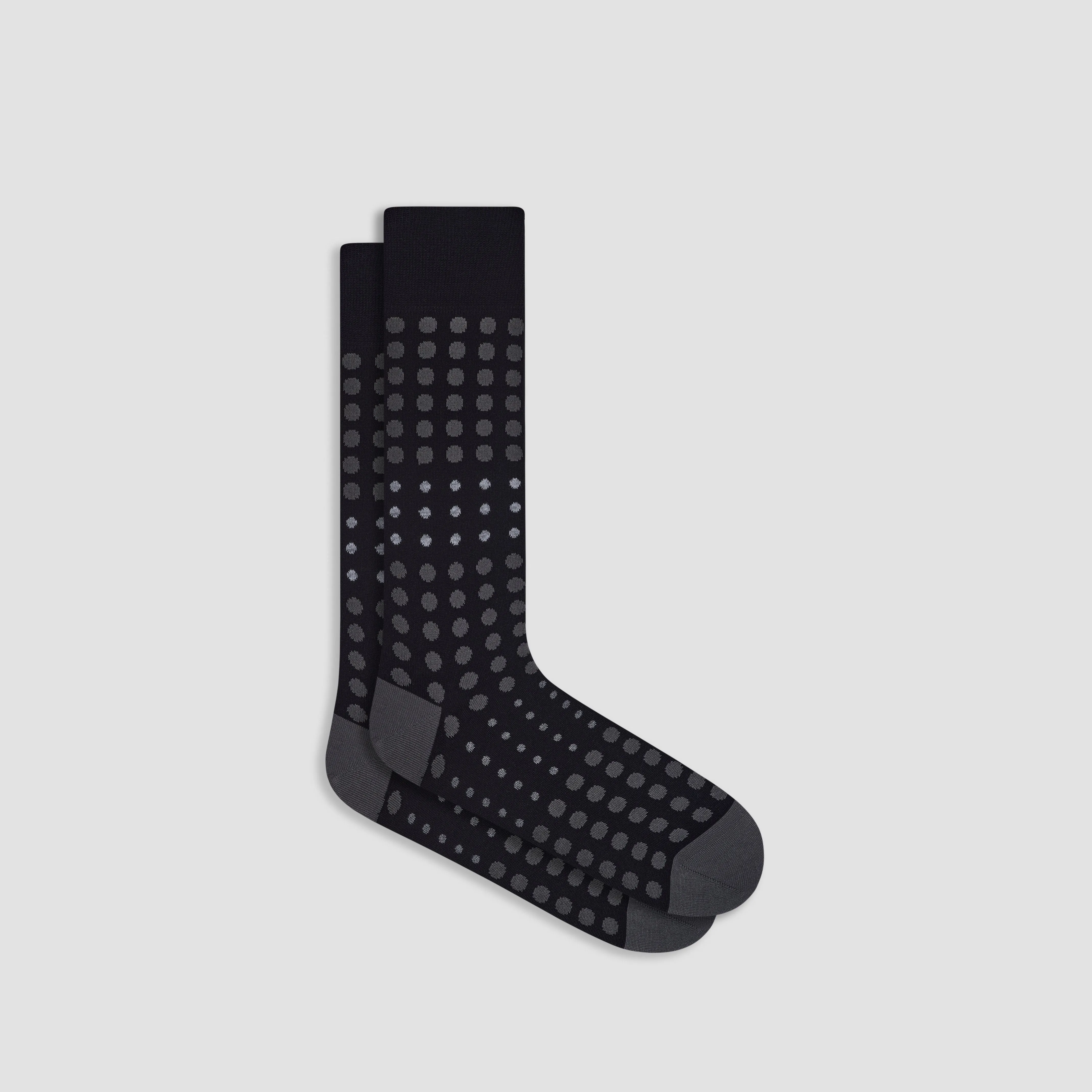 Polka Dot Mid-Calf Socks sold by Bugatchi