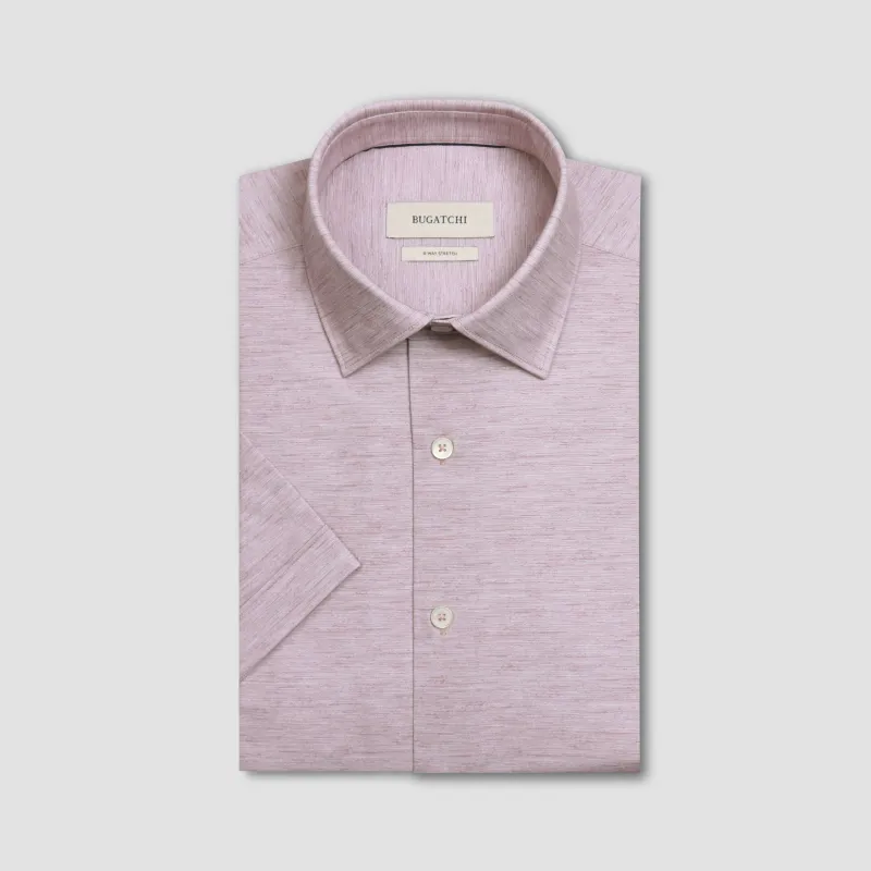 Miles OoohCotton Melange Short-Sleeve Shirt sold by Bugatchi