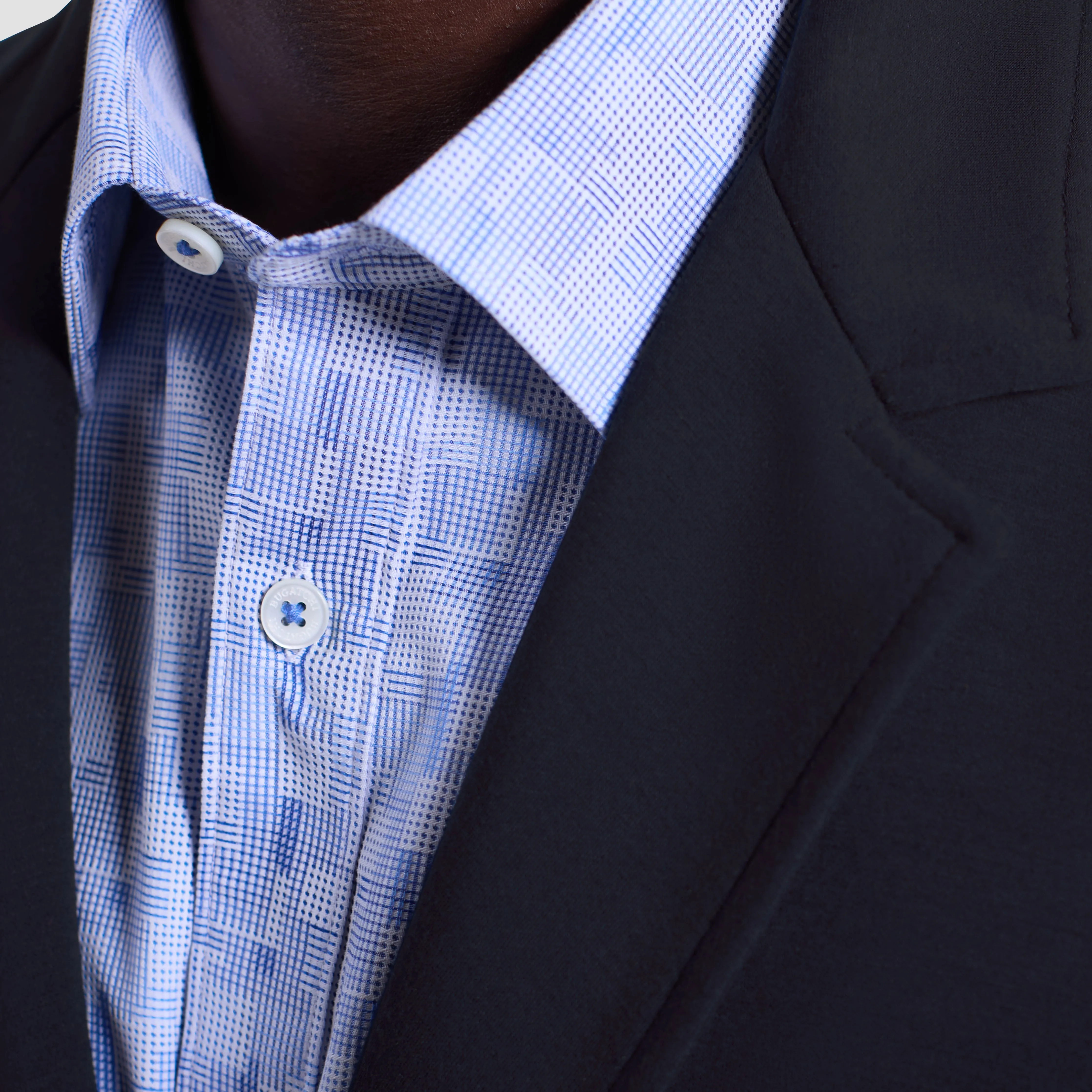 Soft Touch Two-Button Knit Blazer sold by Bugatchi product image thumbnail 5