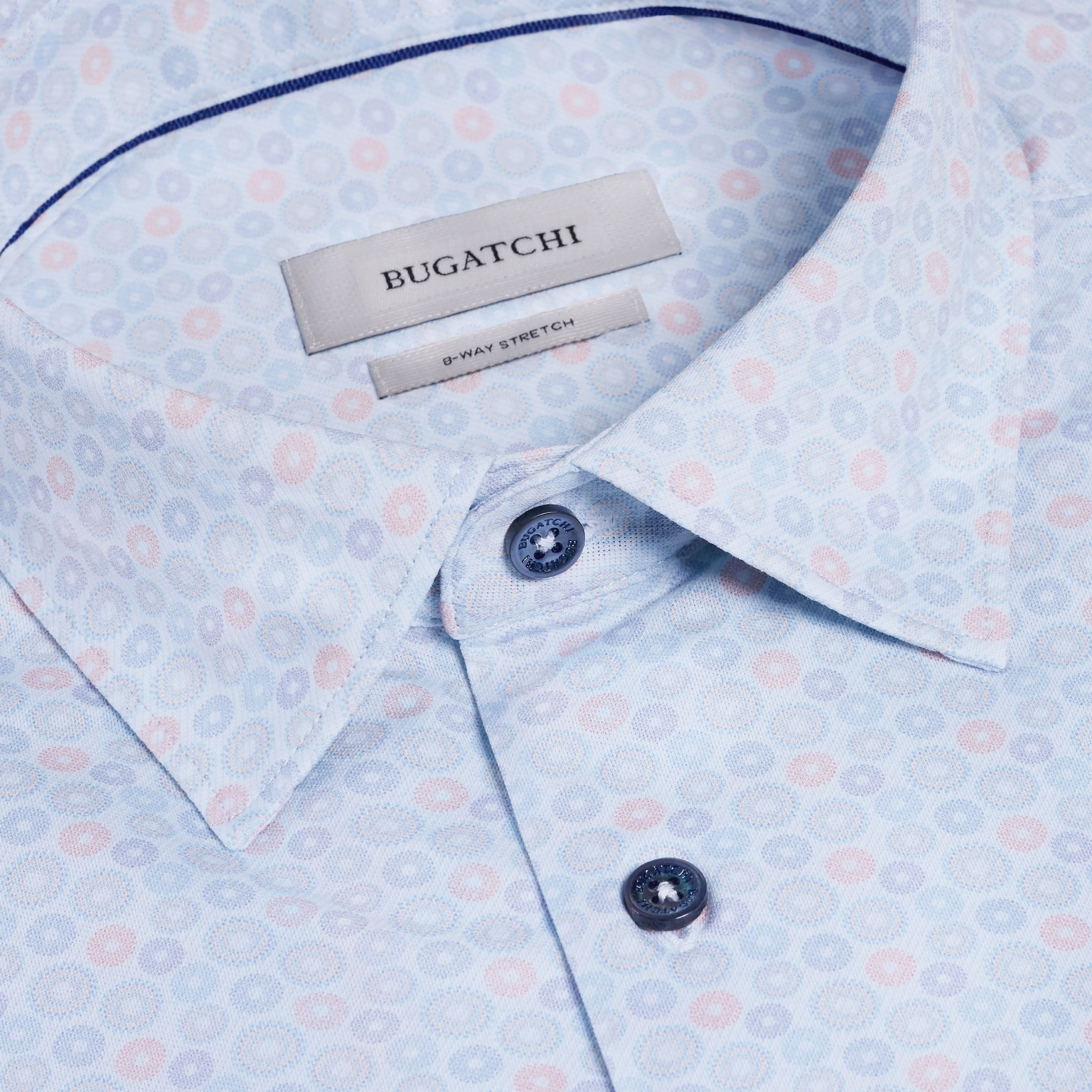 James OoohCotton Geometric Shirt sold by Bugatchi product image thumbnail 5
