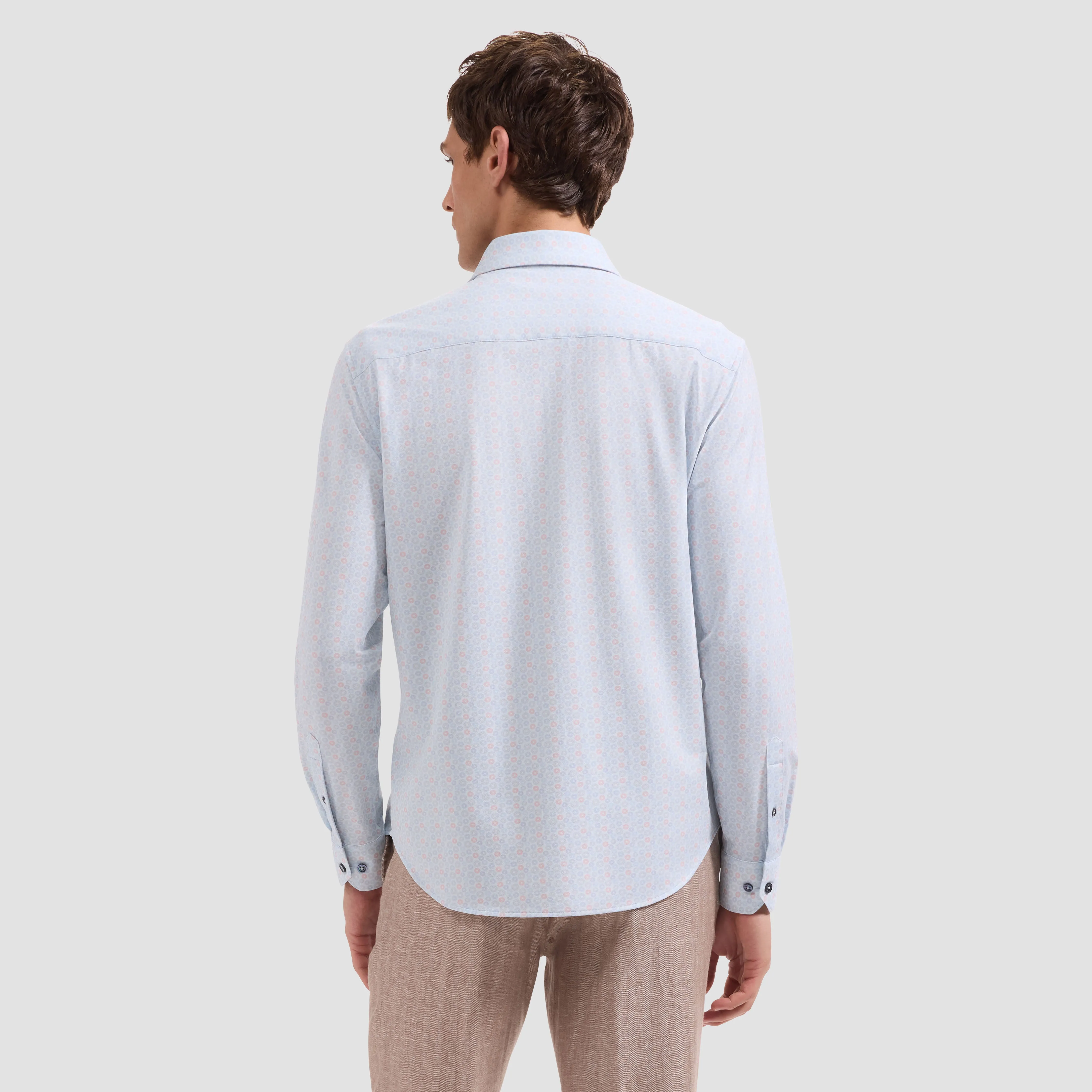 James OoohCotton Geometric Shirt sold by Bugatchi product image thumbnail 3