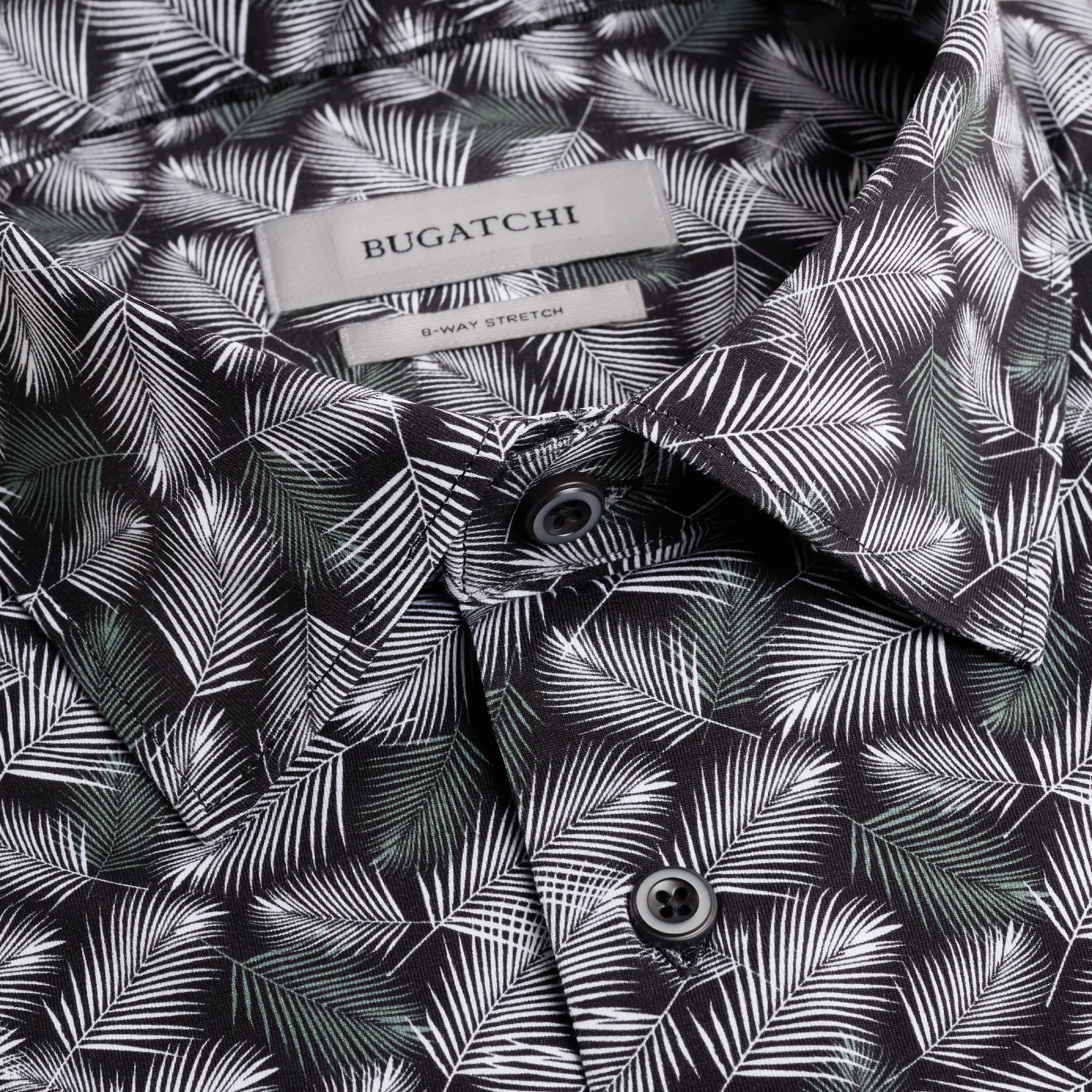 Milo OoohCotton Leaf Print Short-Sleeve Shirt sold by Bugatchi product image thumbnail 5
