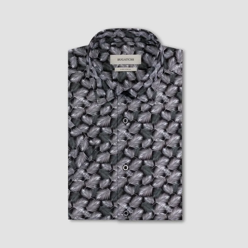 Milo OoohCotton Leaf Print Short-Sleeve Shirt sold by Bugatchi