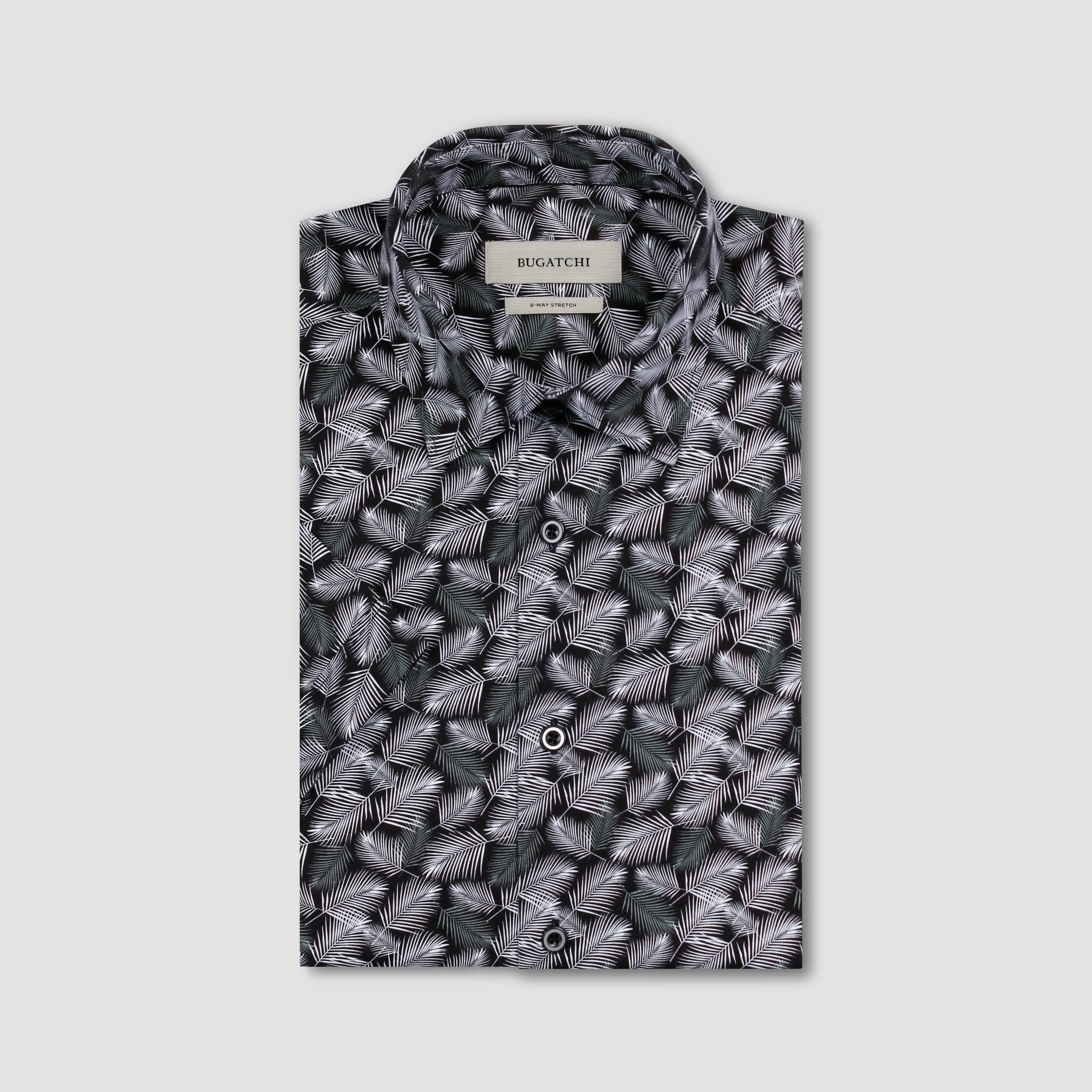 Milo OoohCotton Leaf Print Short-Sleeve Shirt sold by Bugatchi