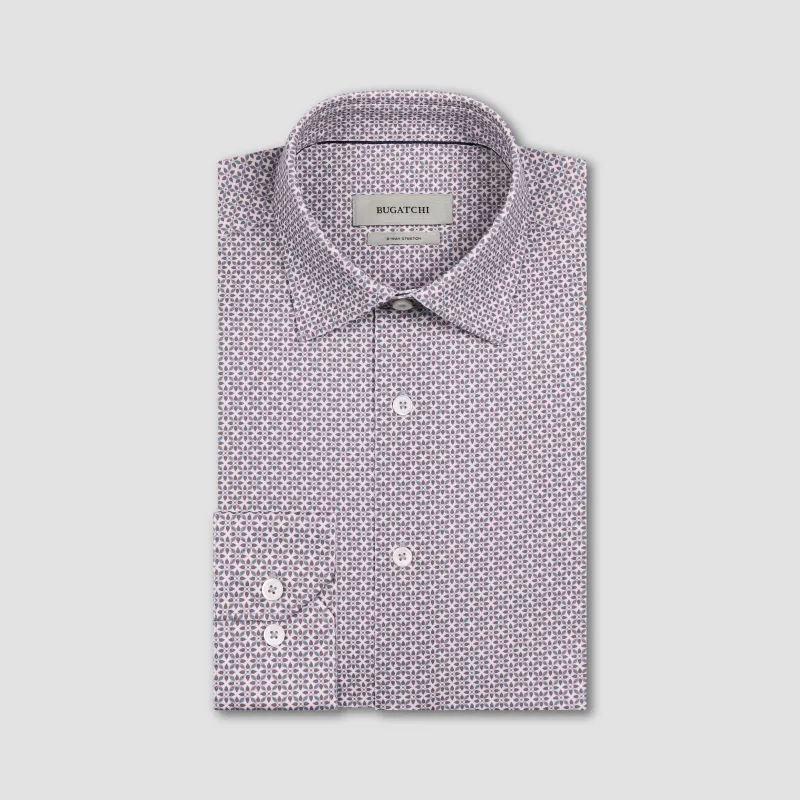 James OoohCotton Mosaic Shirt sold by Bugatchi