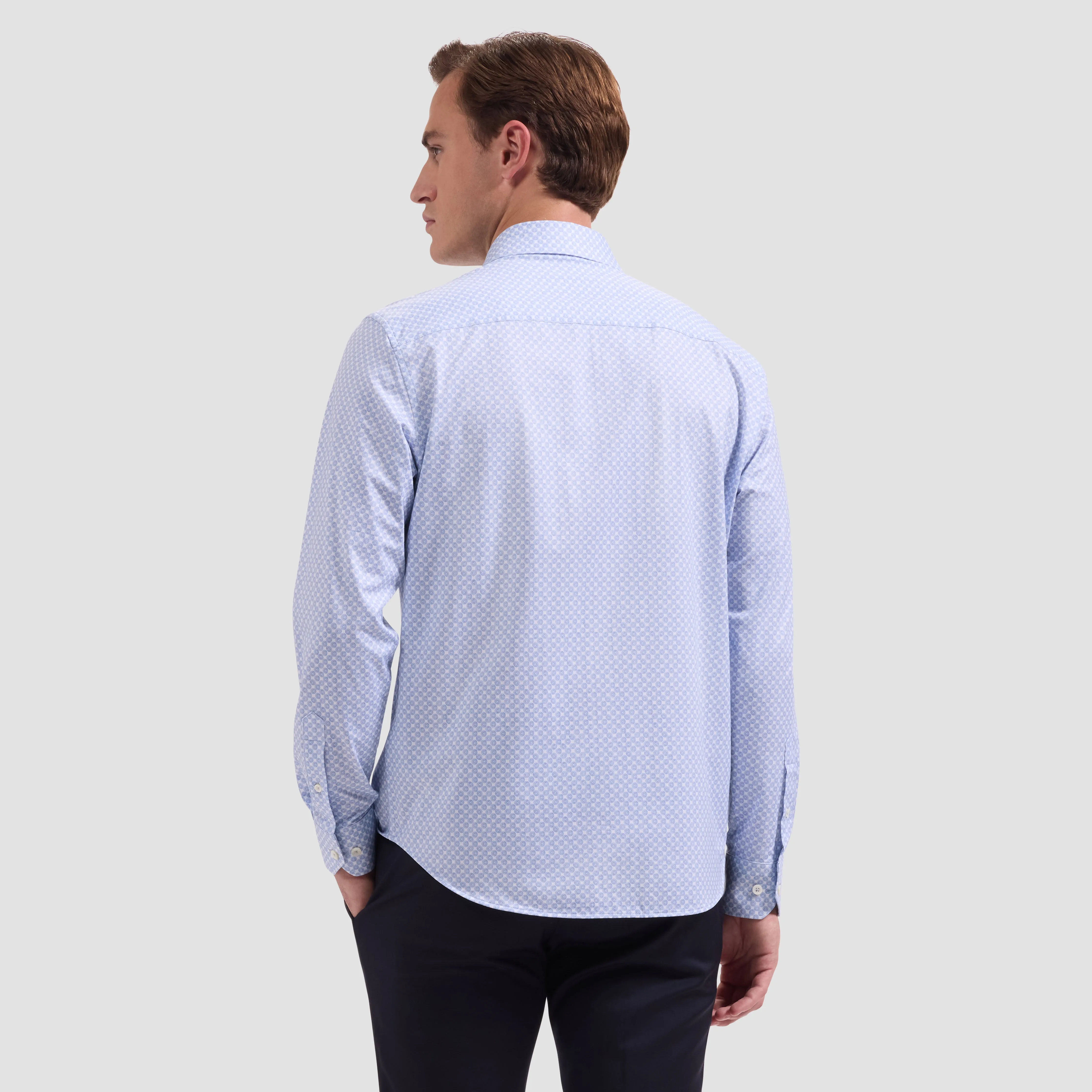 James OoohCotton Geometric Spiral Shirt sold by Bugatchi product image thumbnail 3