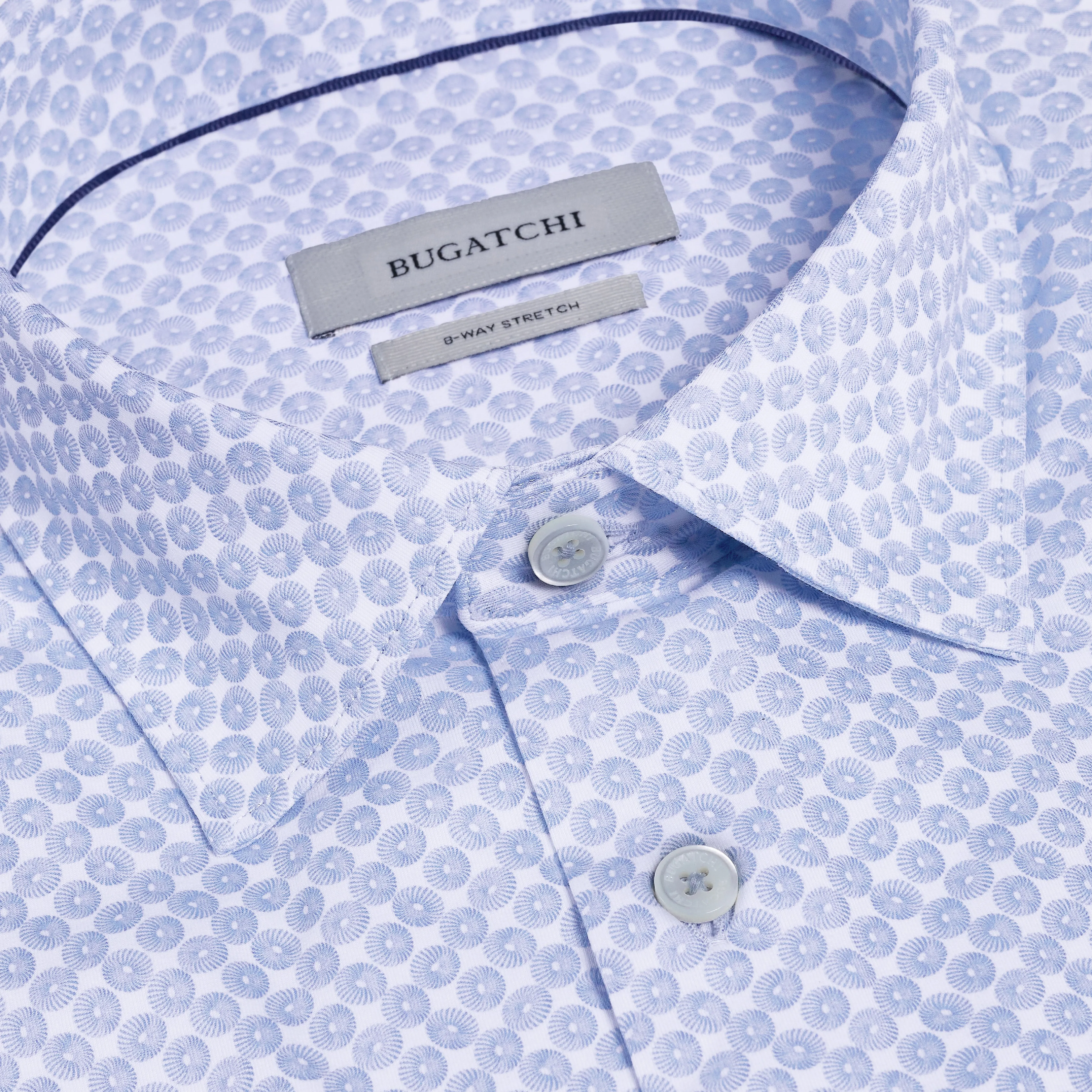 James OoohCotton Geometric Spiral Shirt sold by Bugatchi product image thumbnail 5