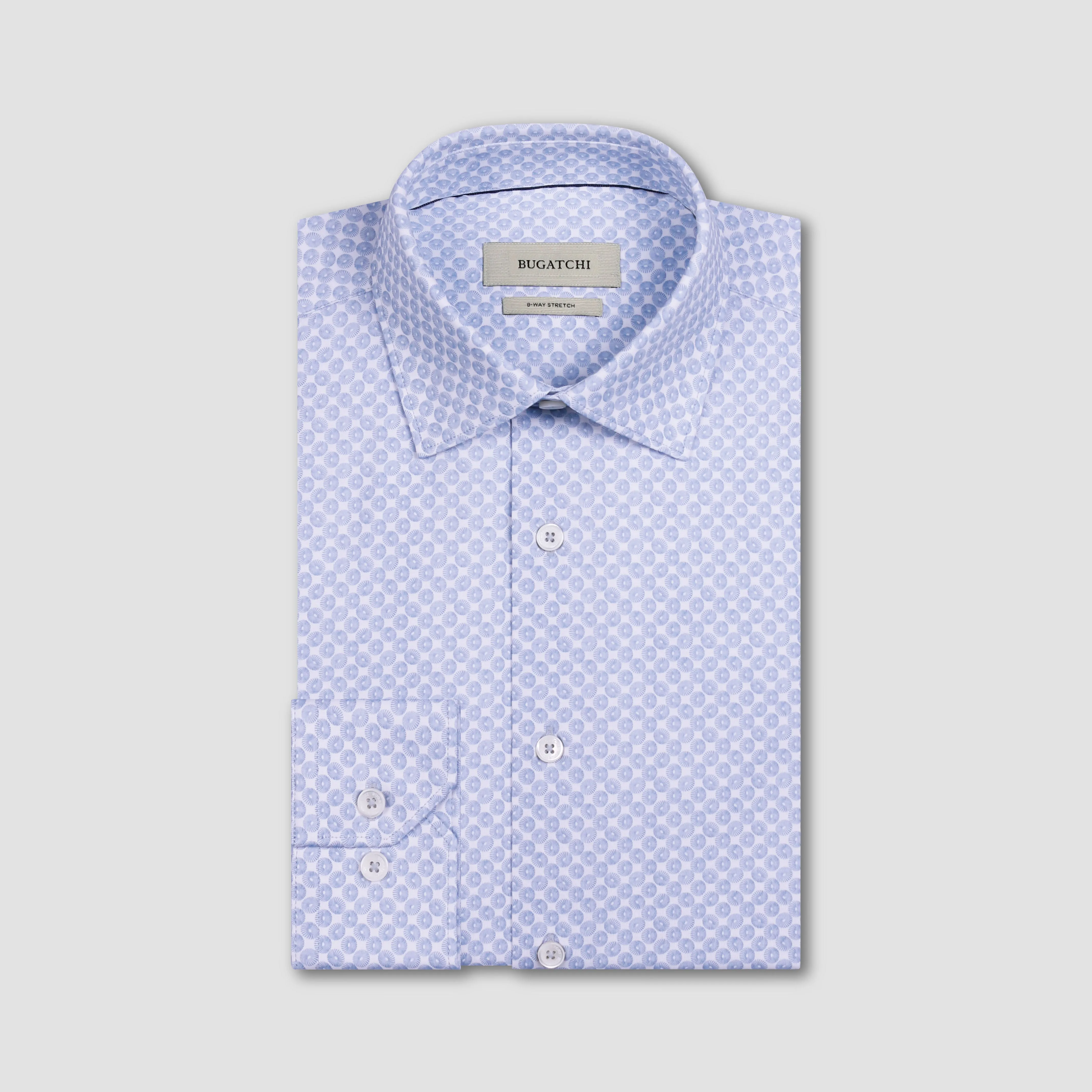 James OoohCotton Geometric Spiral Shirt sold by Bugatchi