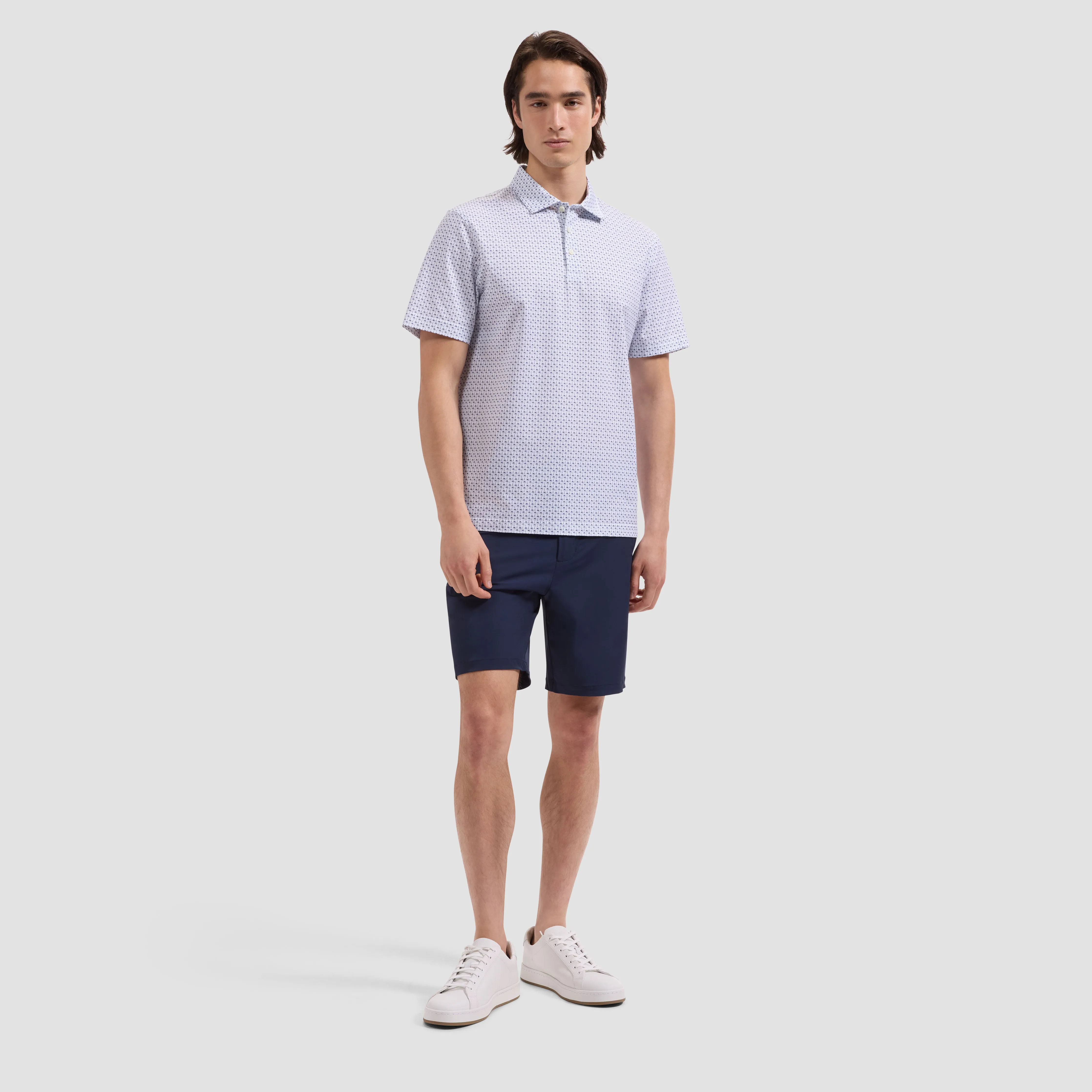Victor OoohCotton Mini Palm Polo Shirt sold by Bugatchi product image thumbnail 4