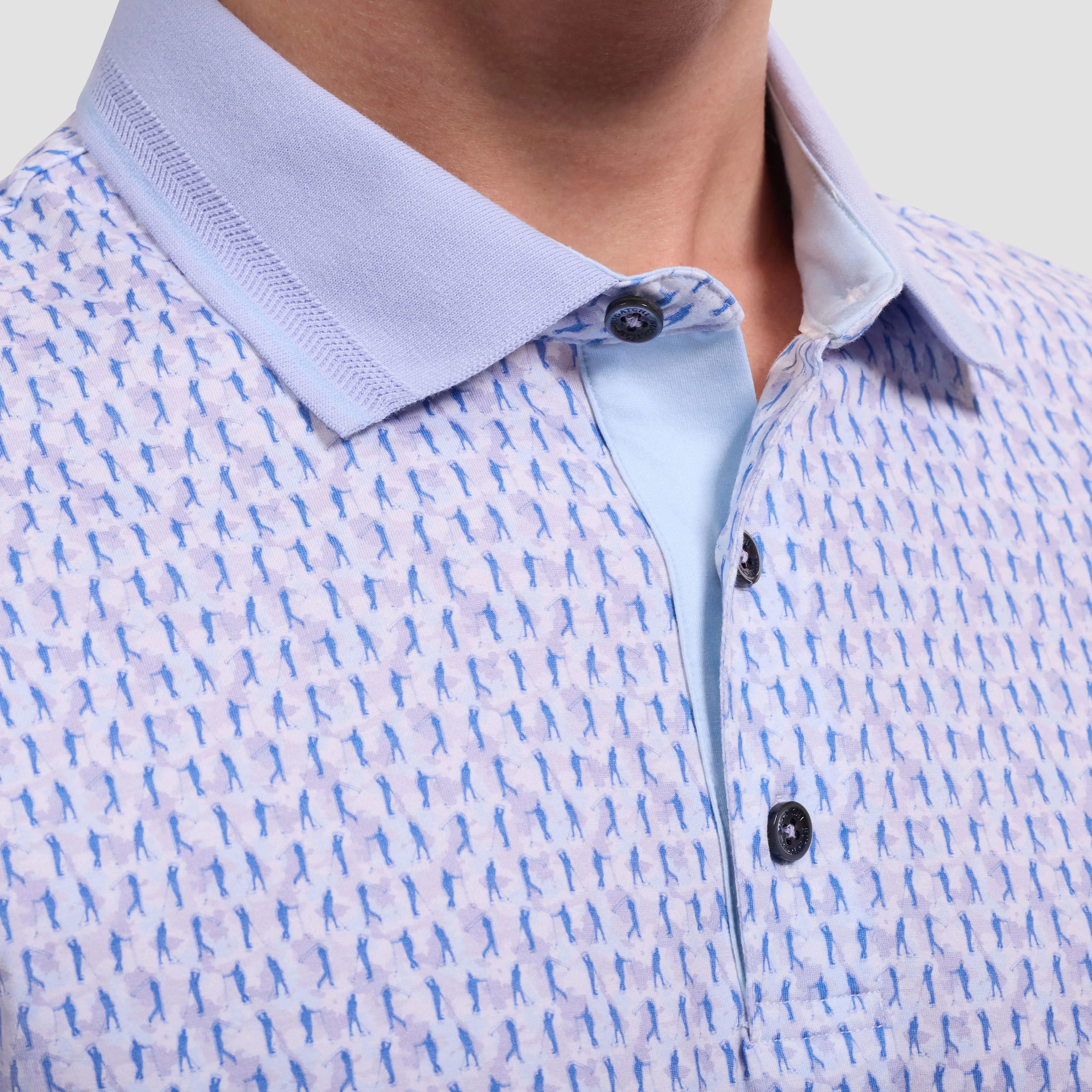 Vance OoohCotton Golfer Polo Shirt sold by Bugatchi product image thumbnail 5