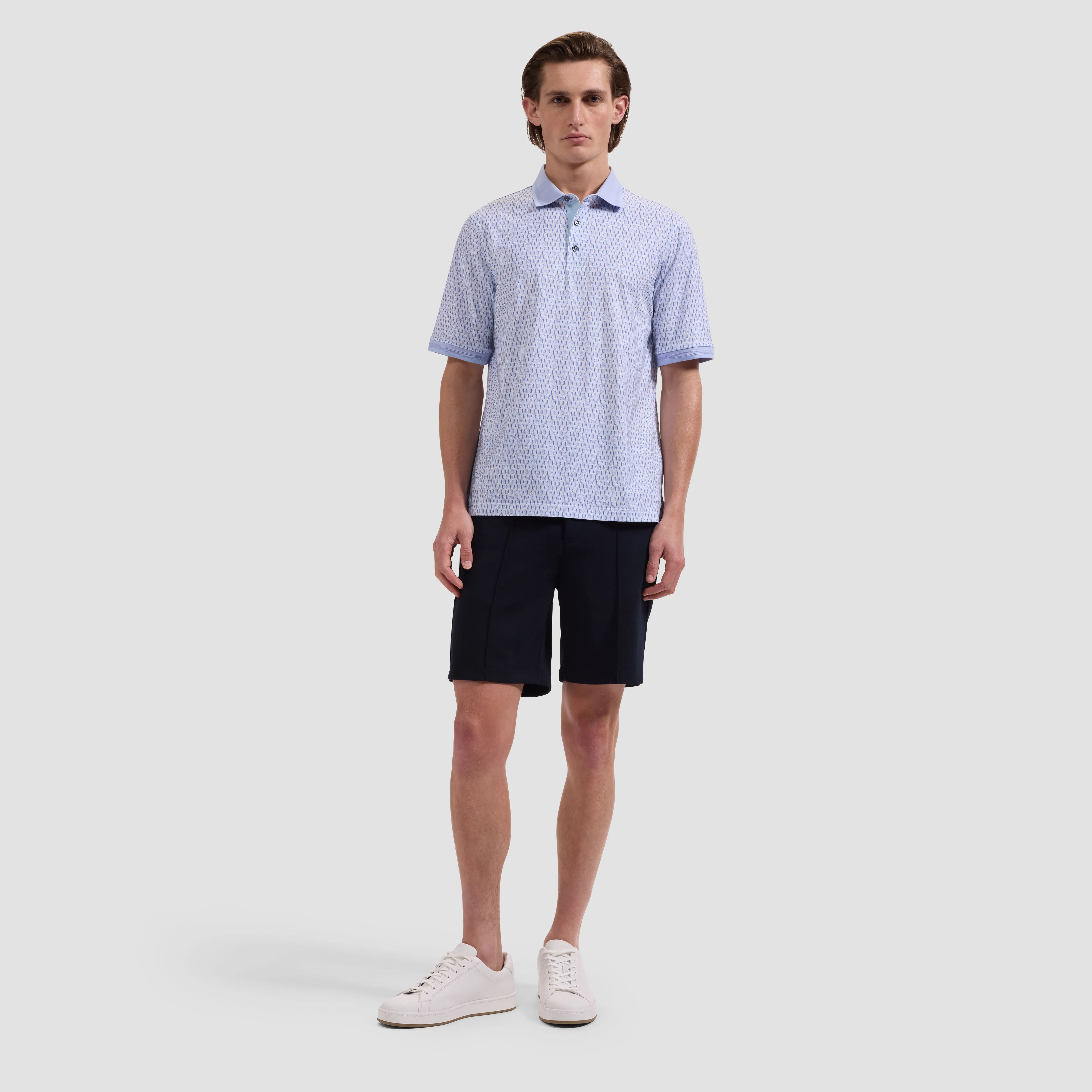 Vance OoohCotton Golfer Polo Shirt sold by Bugatchi product image thumbnail 4