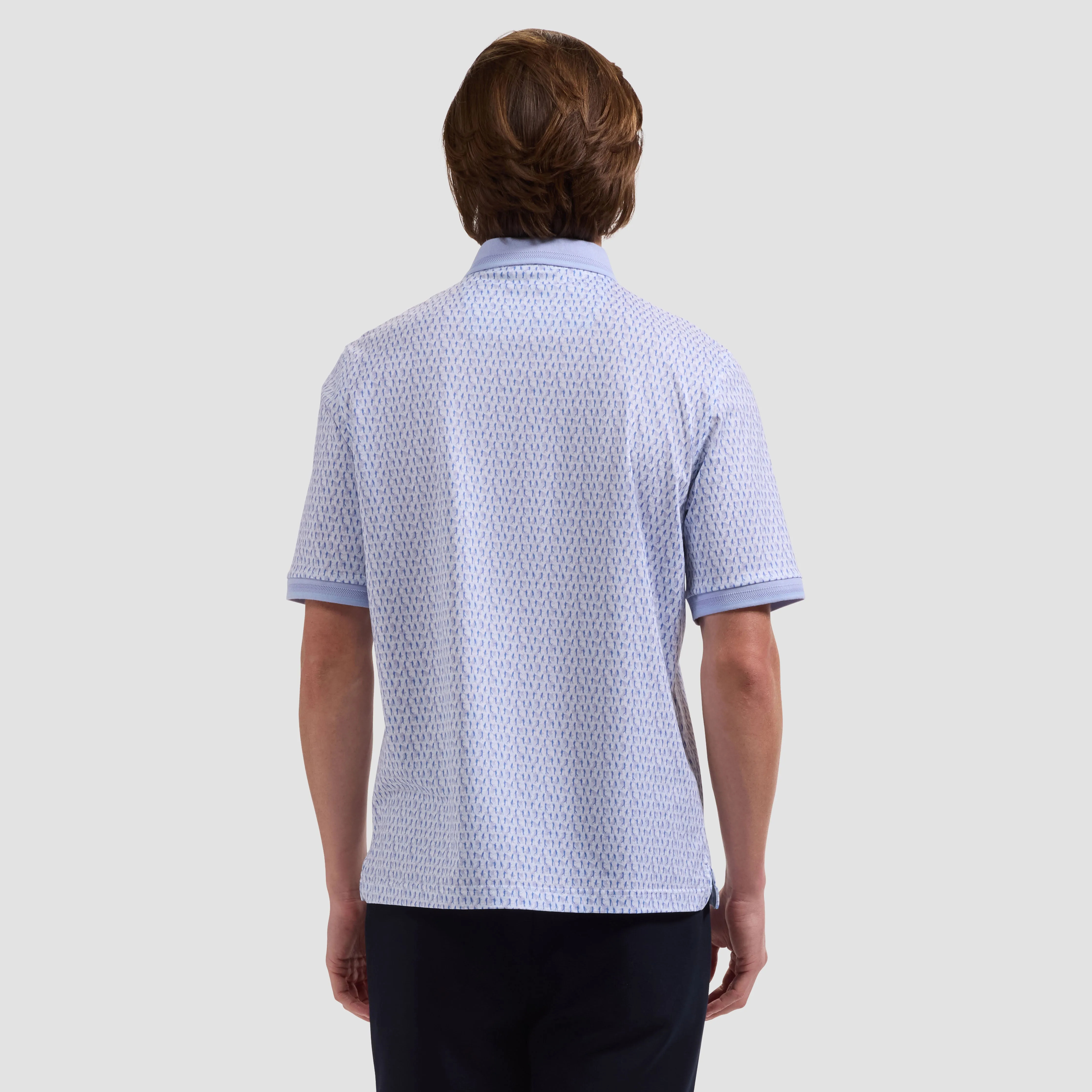 Vance OoohCotton Golfer Polo Shirt sold by Bugatchi product image thumbnail 3