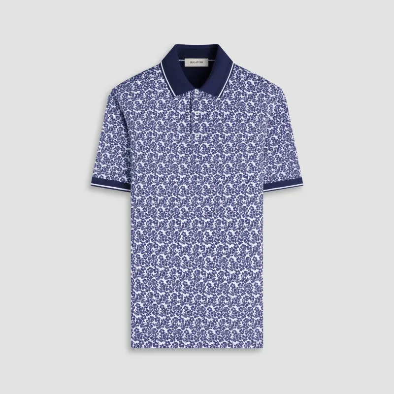 Vance OoohCotton Floral Polo Shirt made by Bugatchi