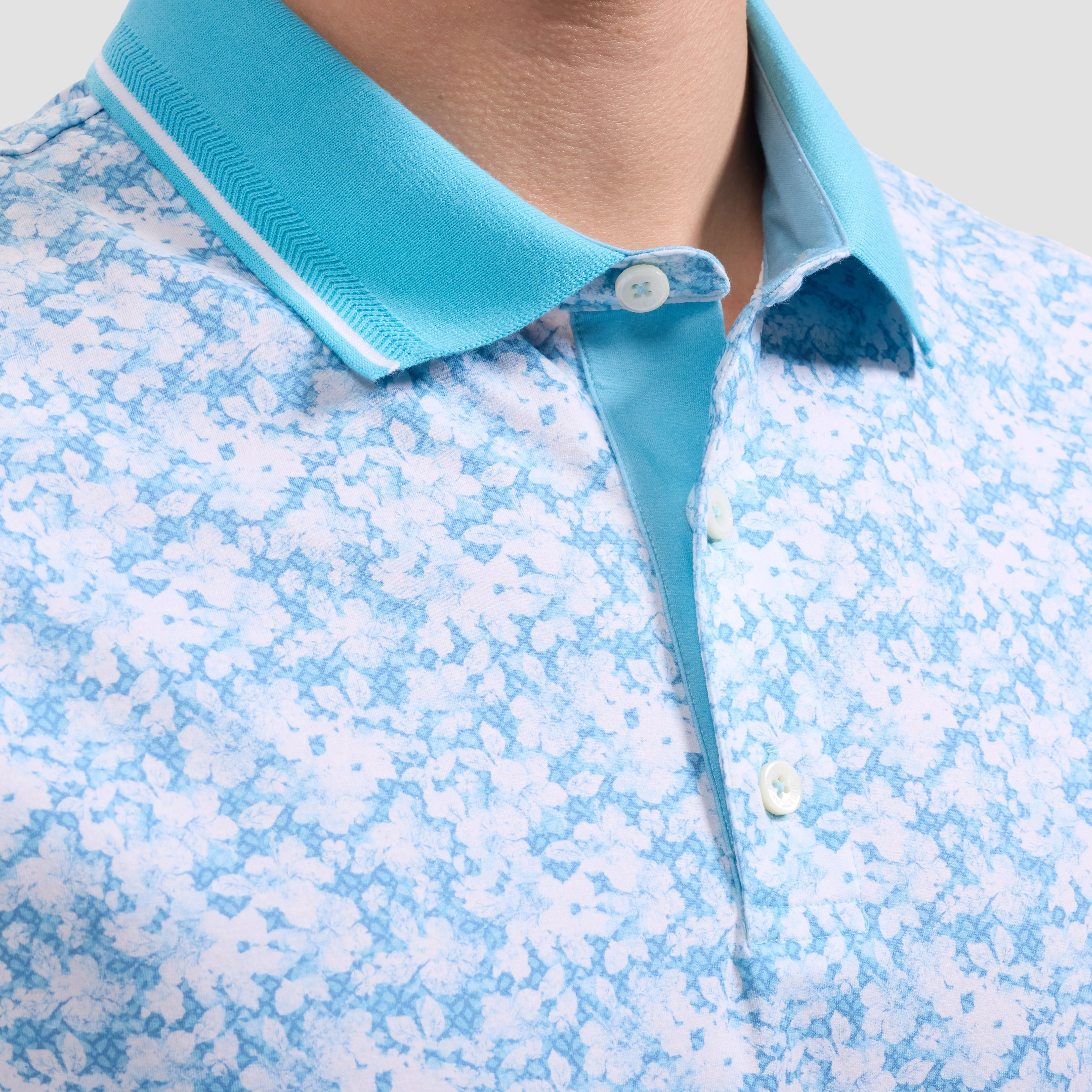 Vidal OoohCotton Floral Polo Shirt sold by Bugatchi product image thumbnail 5