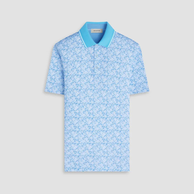 Vidal OoohCotton Floral Polo Shirt made by Bugatchi