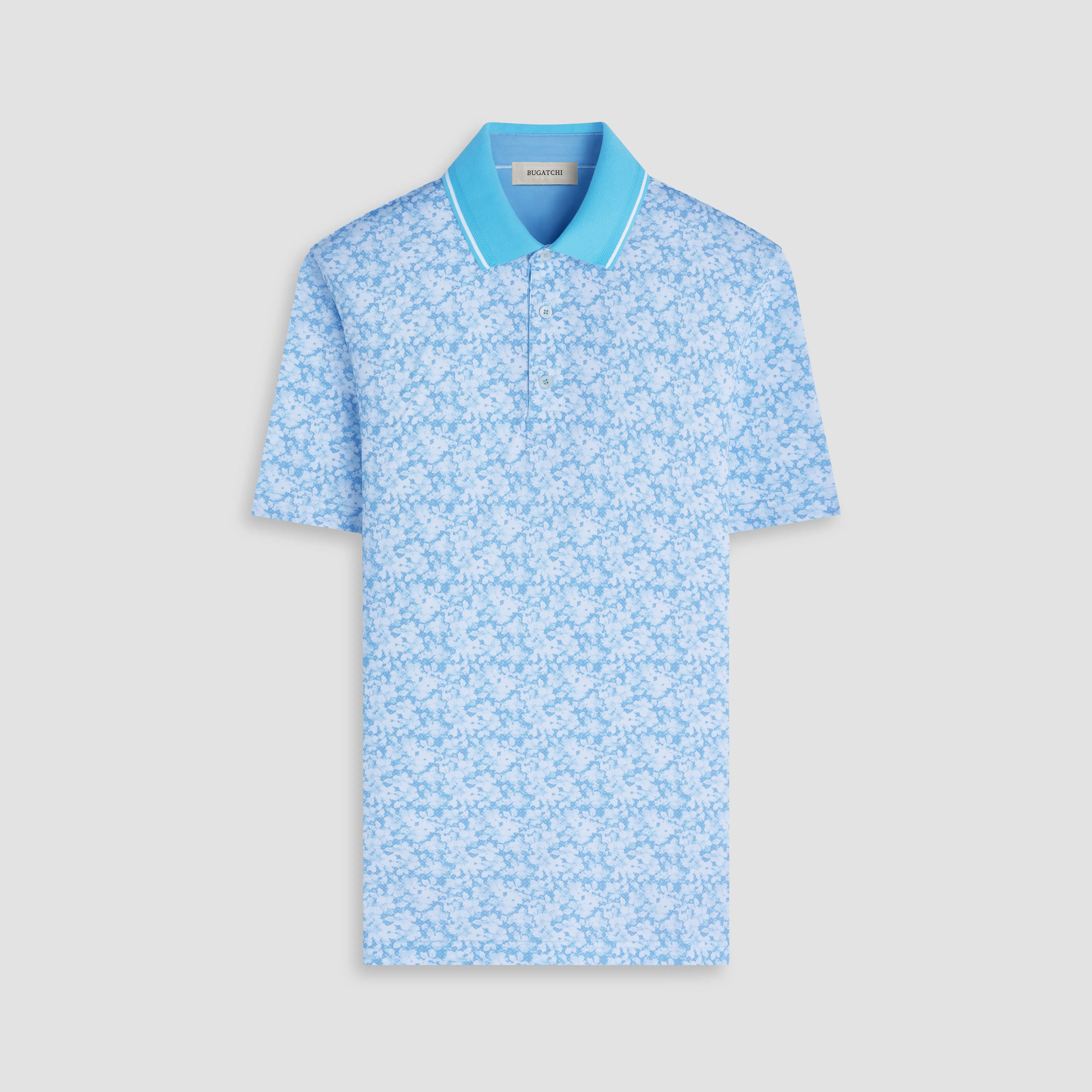 Vidal OoohCotton Floral Polo Shirt sold by Bugatchi