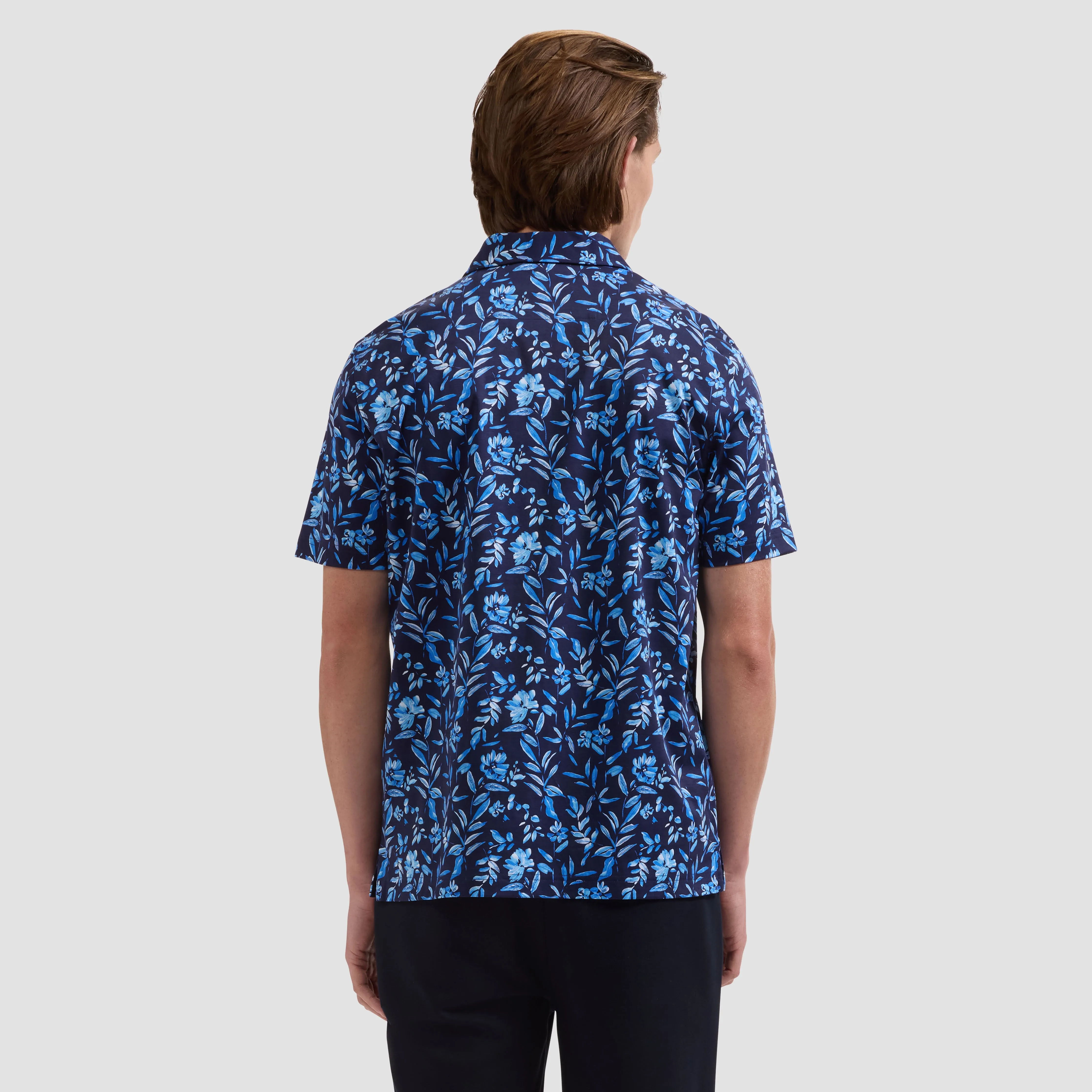 Hendrix Floral Polo Shirt sold by Bugatchi product image thumbnail 3