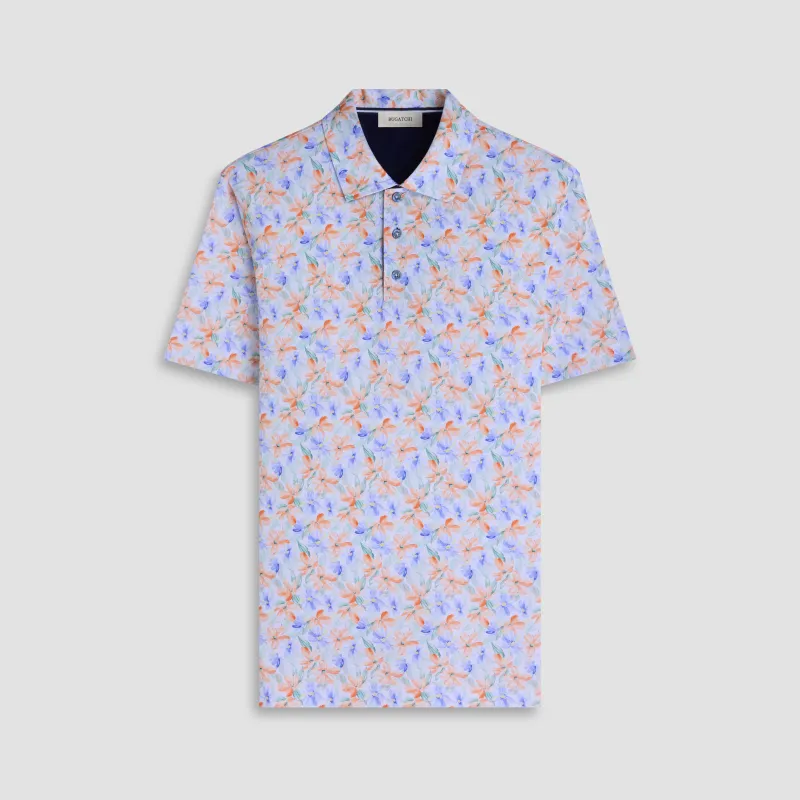 Hendrix Floral Polo Shirt sold by Bugatchi