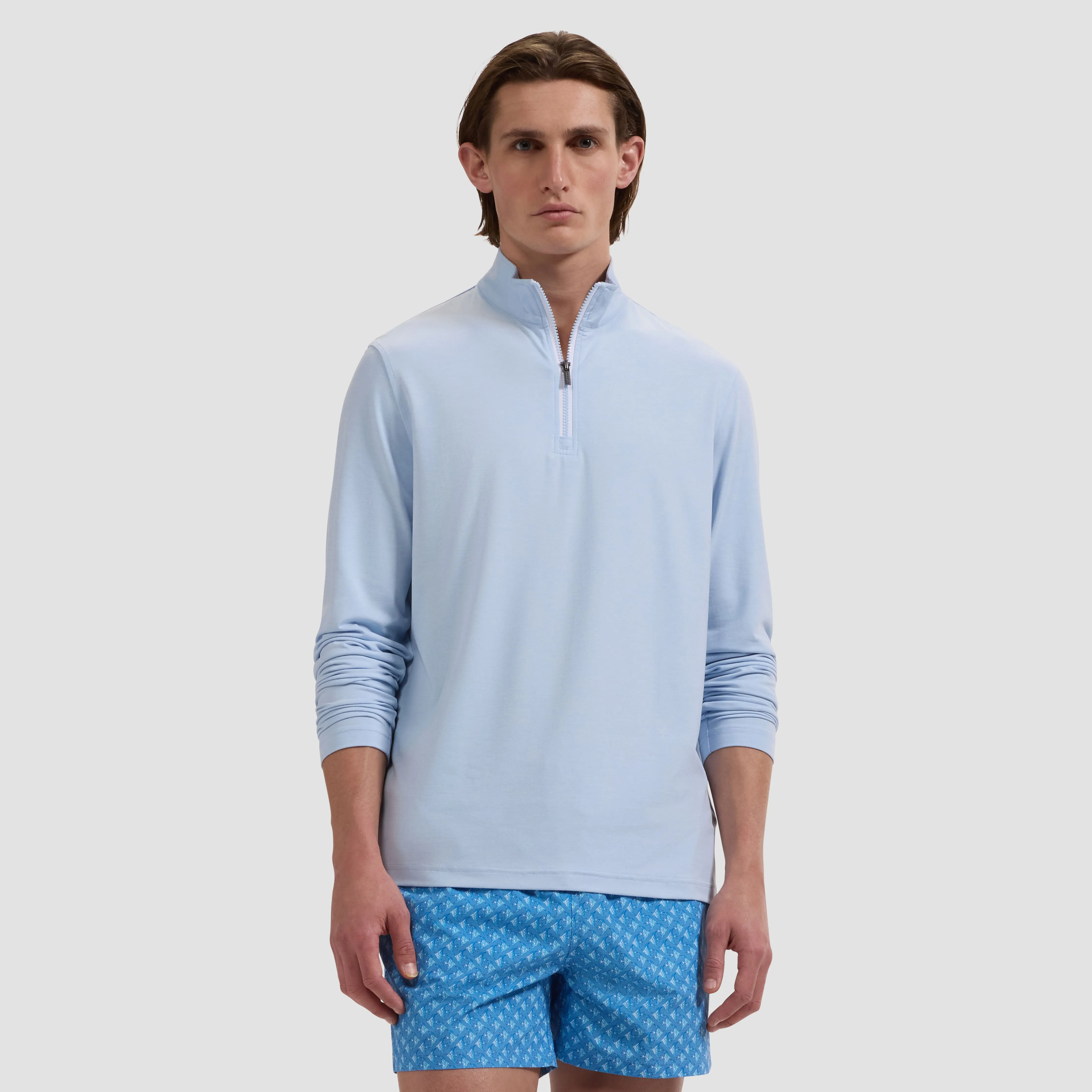 UV50 Performance Quarter Zip Pullover sold by Bugatchi product image thumbnail 2