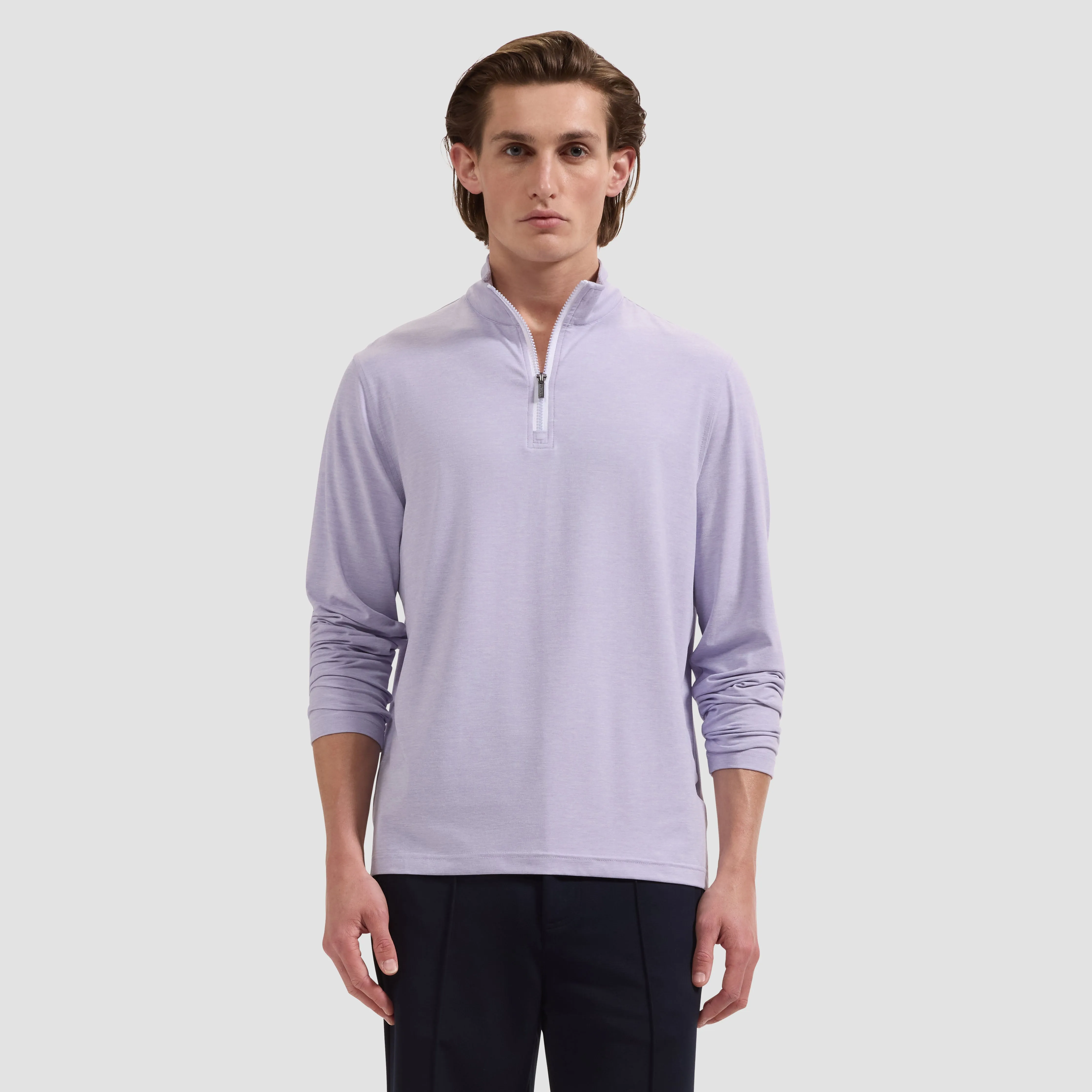 UV50 Performance Quarter Zip Pullover sold by Bugatchi product image thumbnail 2