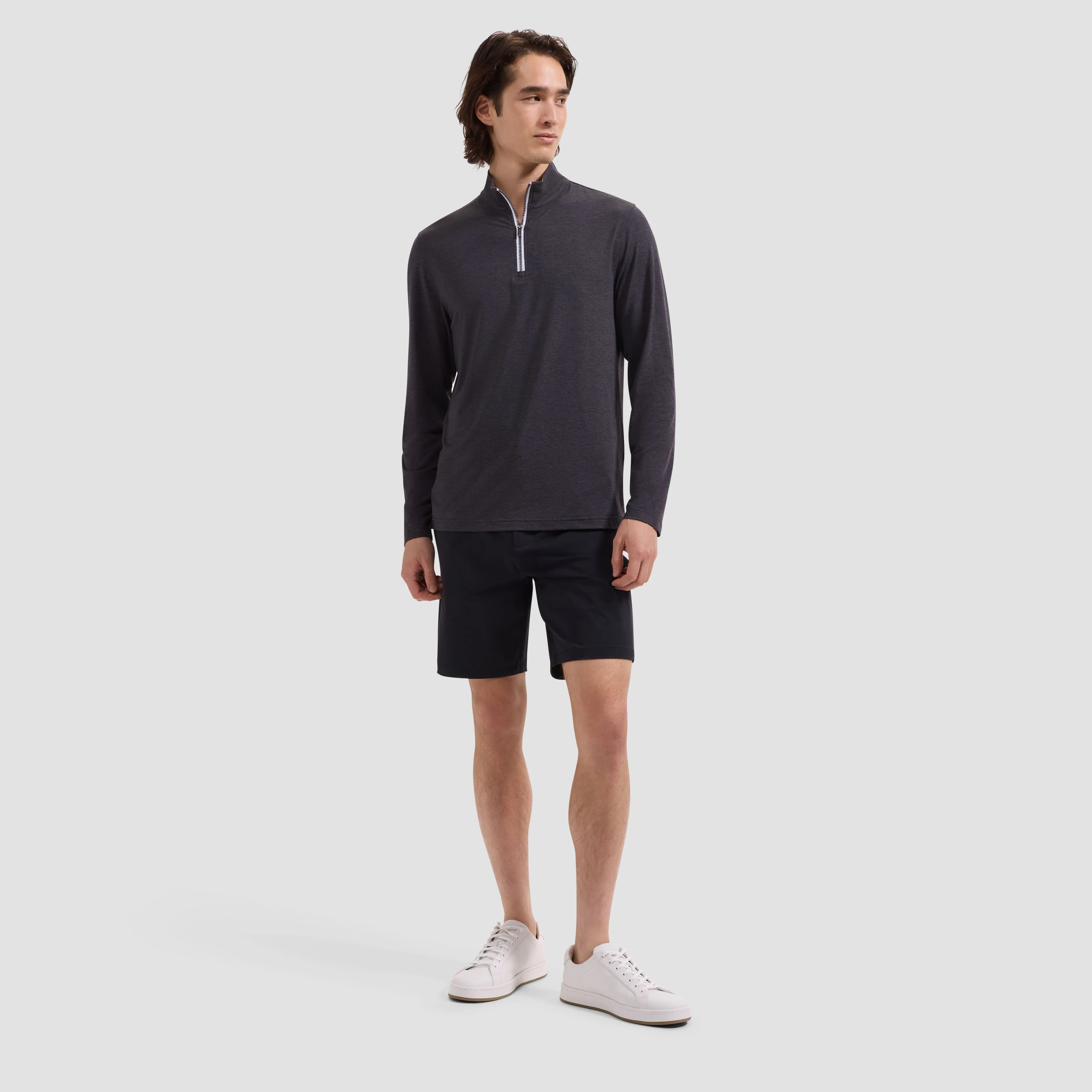 UV50 Performance Quarter Zip Pullover sold by Bugatchi product image thumbnail 4