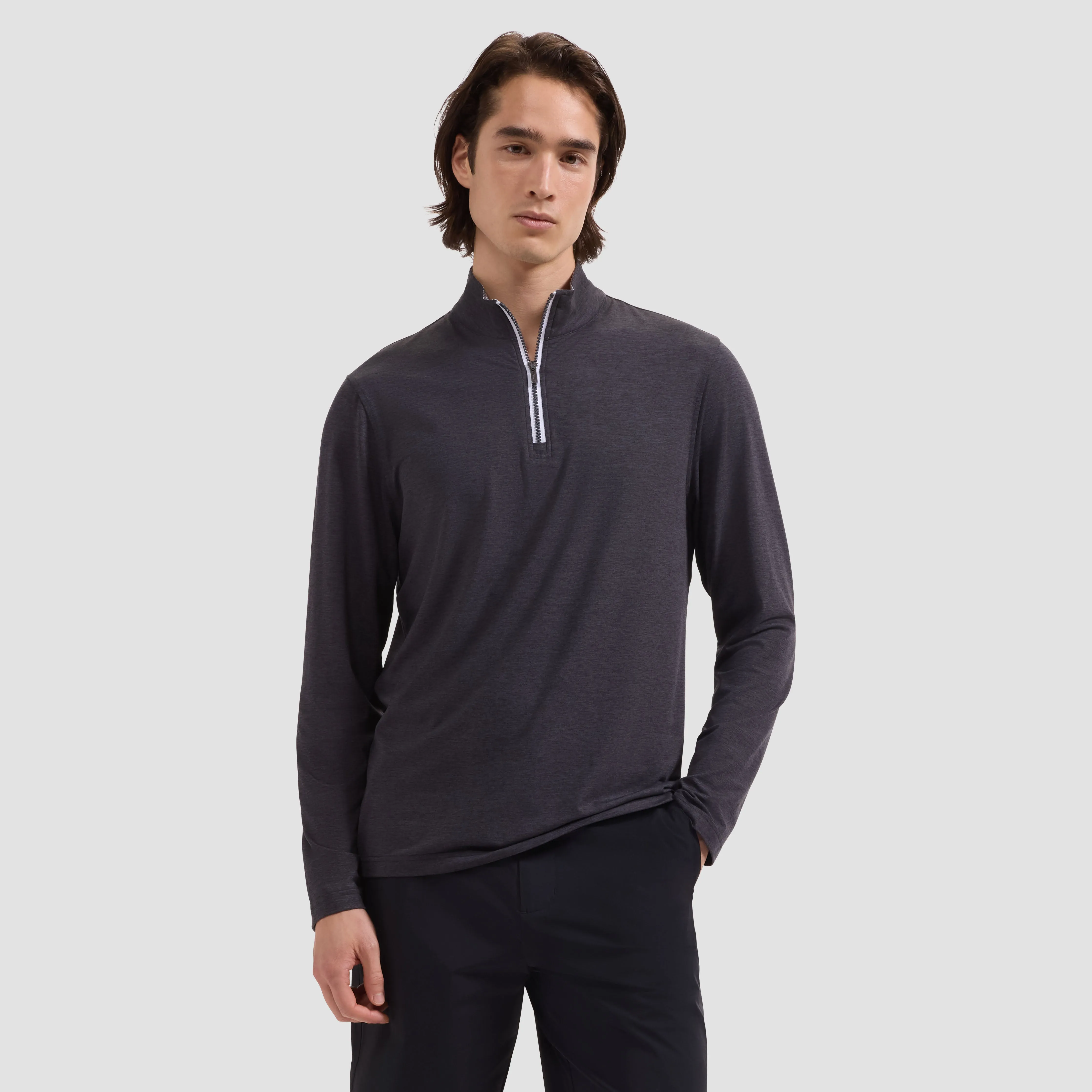 UV50 Performance Quarter Zip Pullover sold by Bugatchi product image thumbnail 2