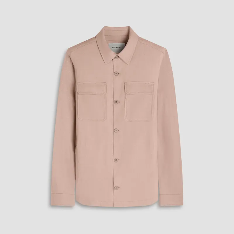 Aerolinen Shirt Jacket made by Bugatchi