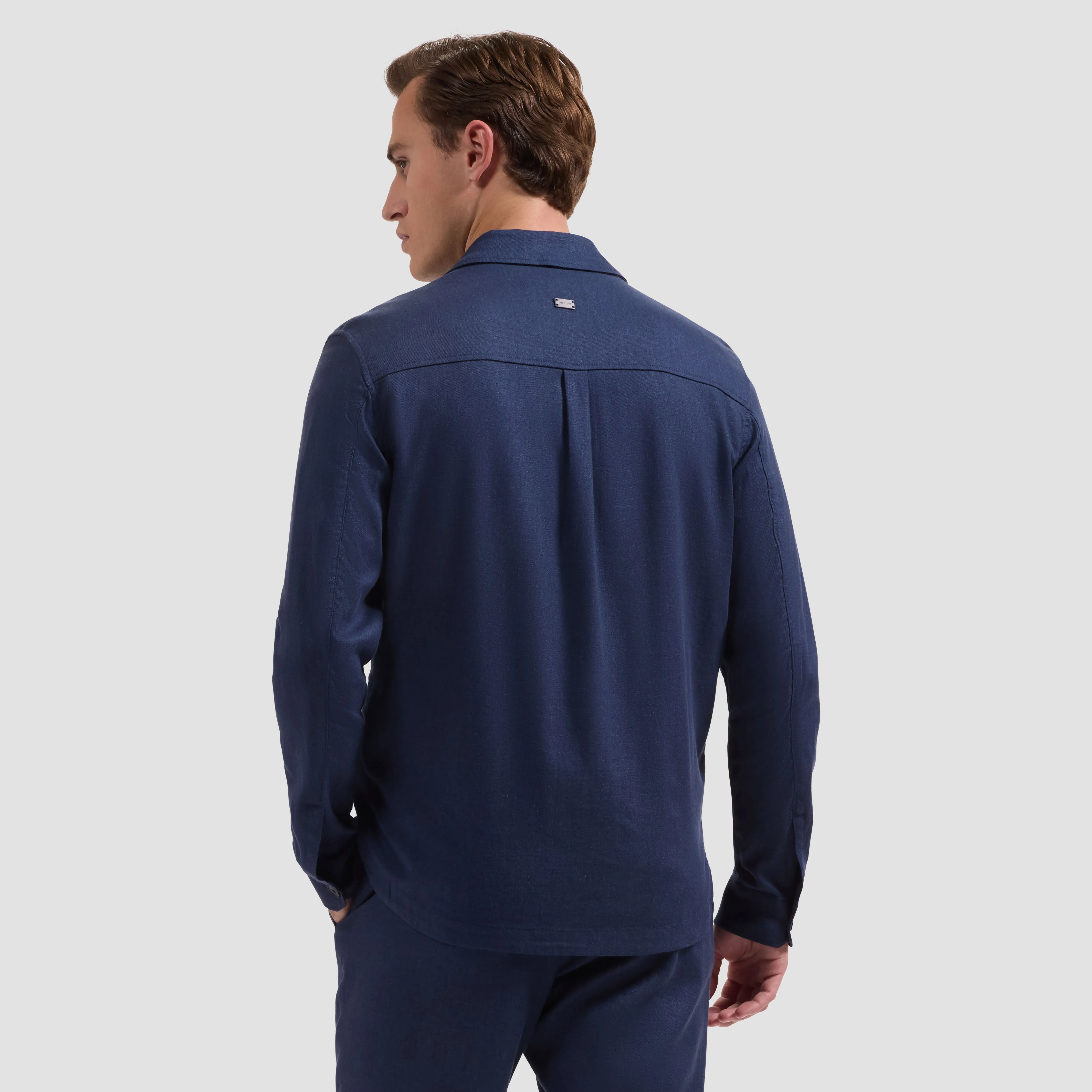 Aerolinen Shirt Jacket sold by Bugatchi product image thumbnail 3