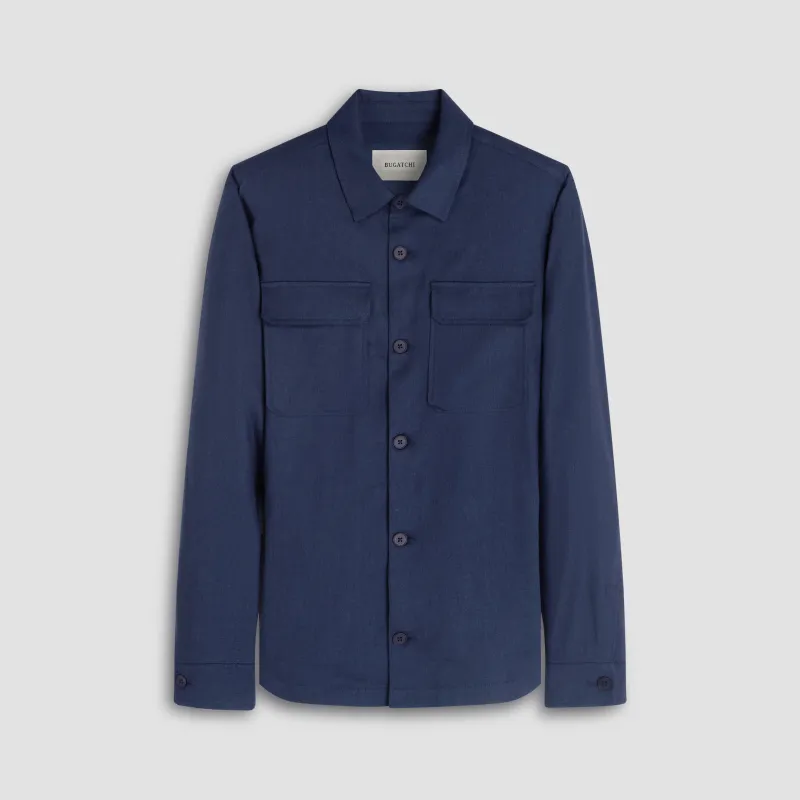Aerolinen Shirt Jacket sold by Bugatchi