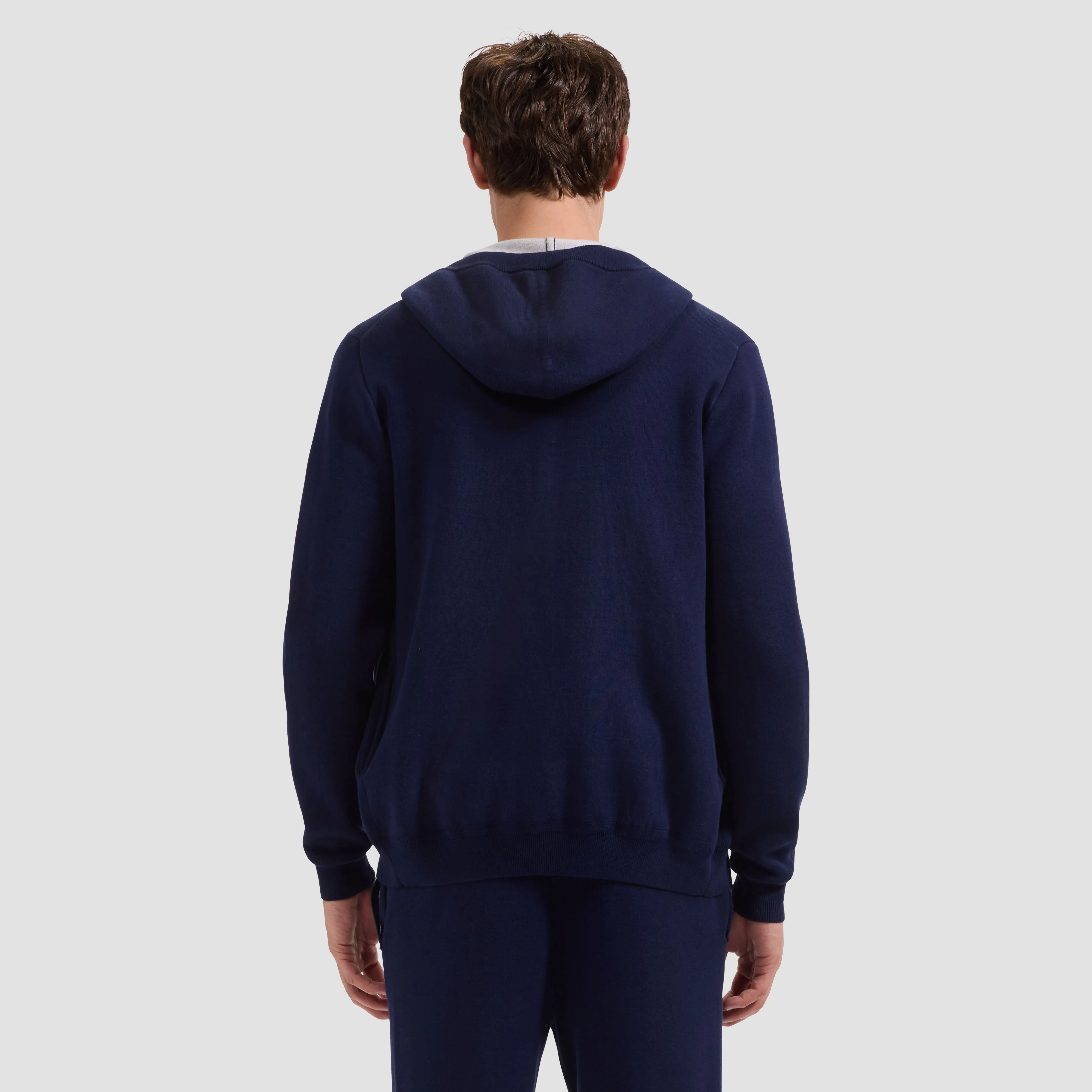 Solid Full-Zip Hoodie Sweater sold by Bugatchi product image thumbnail 3