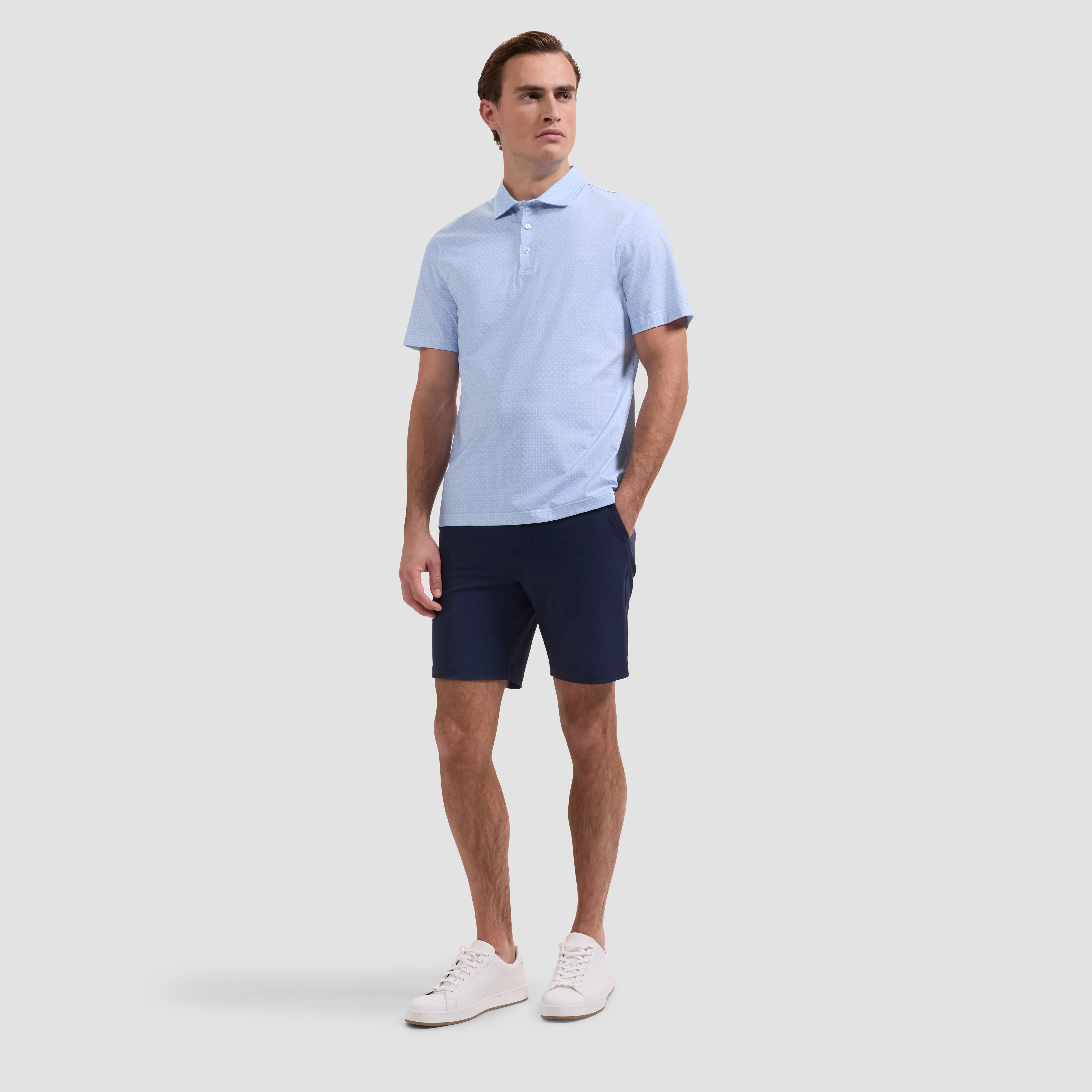 Victor OoohCotton Mini Palm Polo Shirt sold by Bugatchi product image thumbnail 4