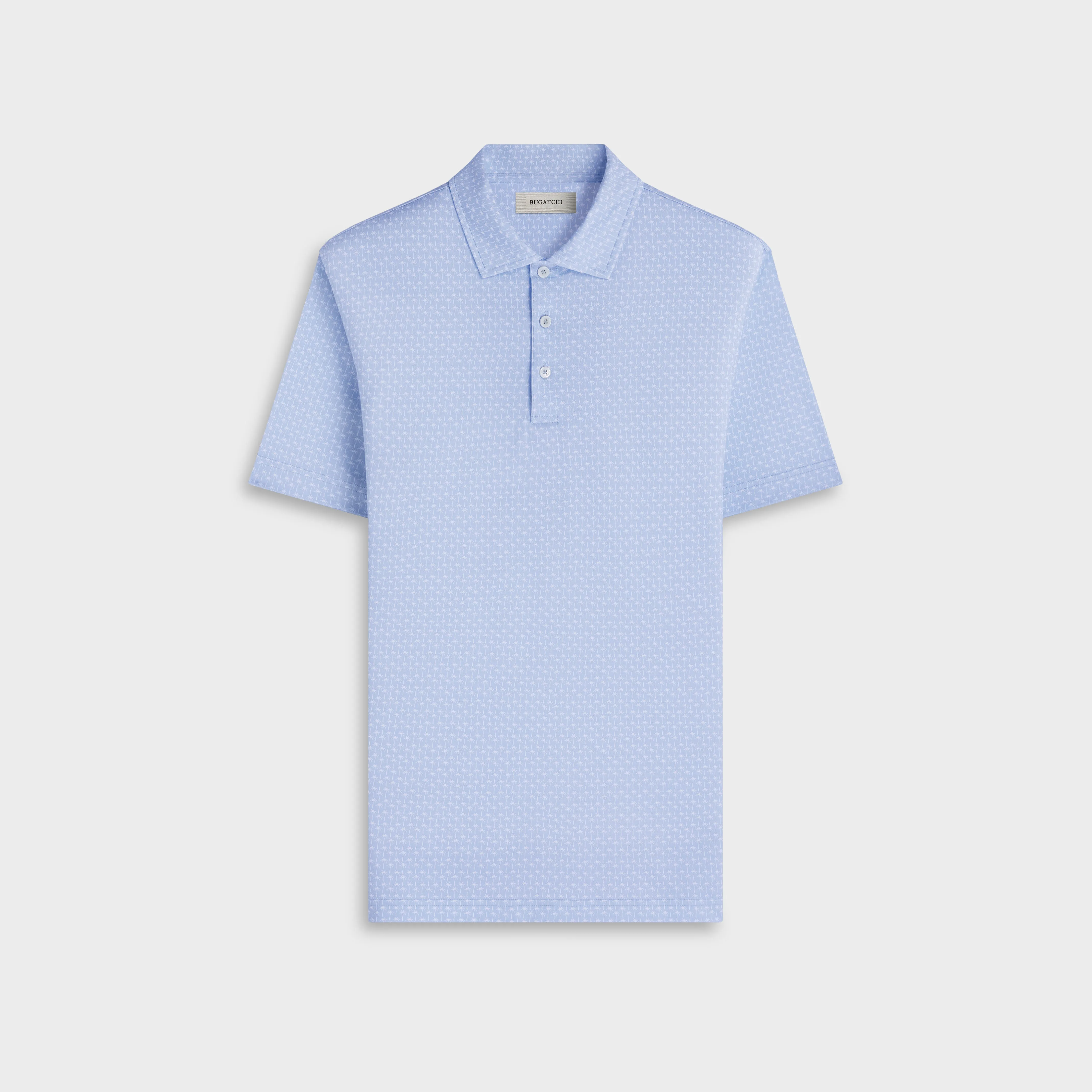 Victor OoohCotton Mini Palm Polo Shirt sold by Bugatchi