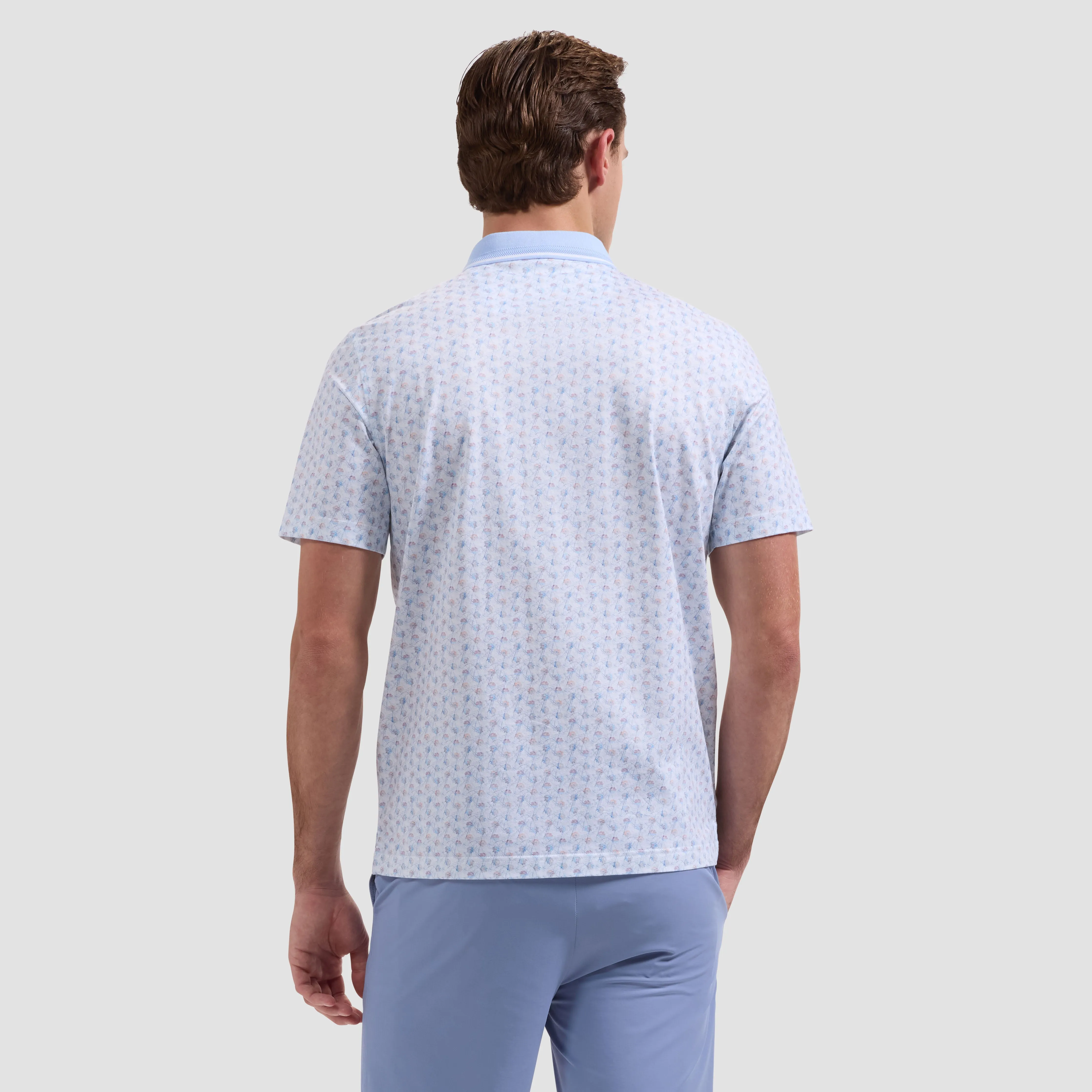 Vidal OoohCotton Floral Polo Shirt sold by Bugatchi product image thumbnail 3