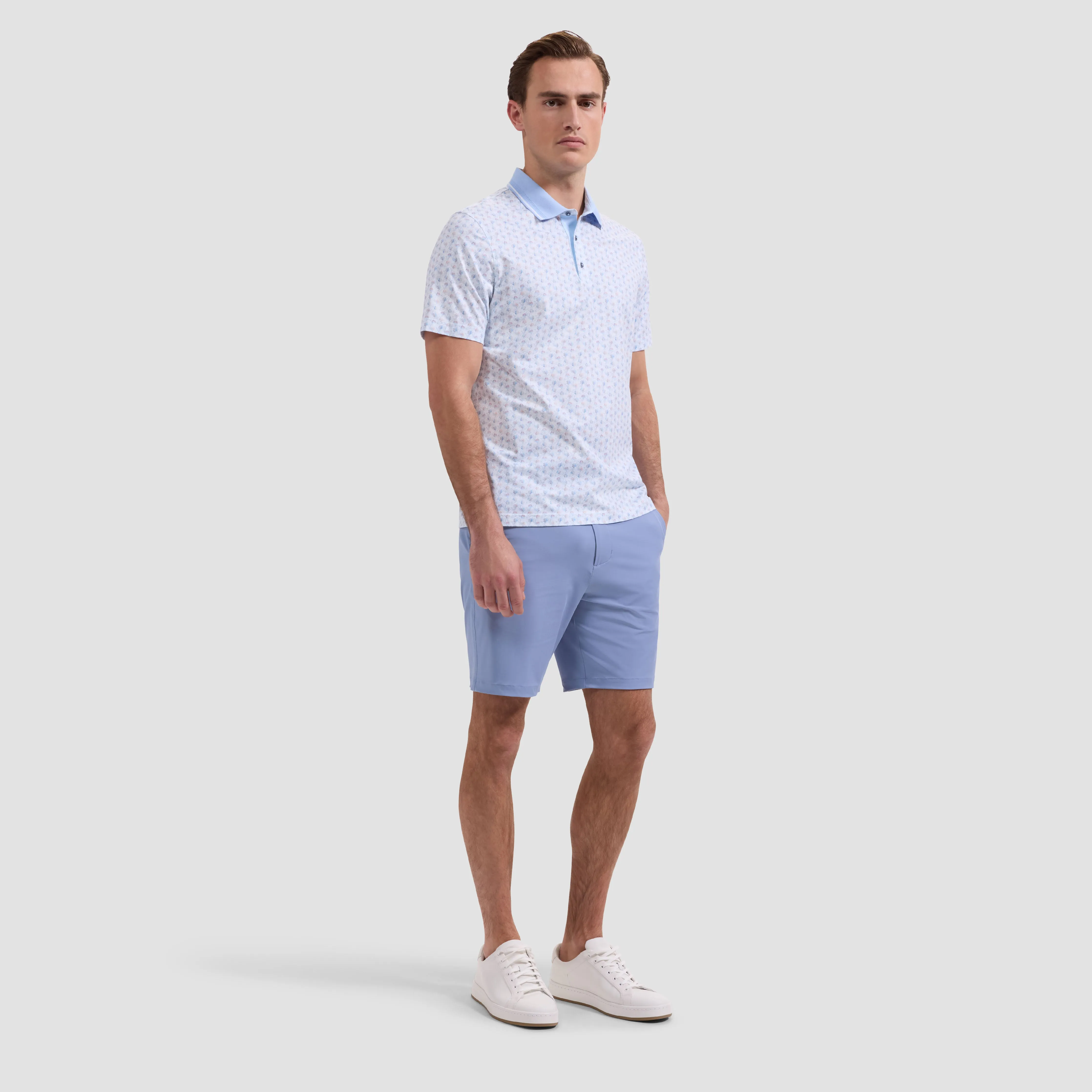 Vidal OoohCotton Floral Polo Shirt sold by Bugatchi product image thumbnail 4
