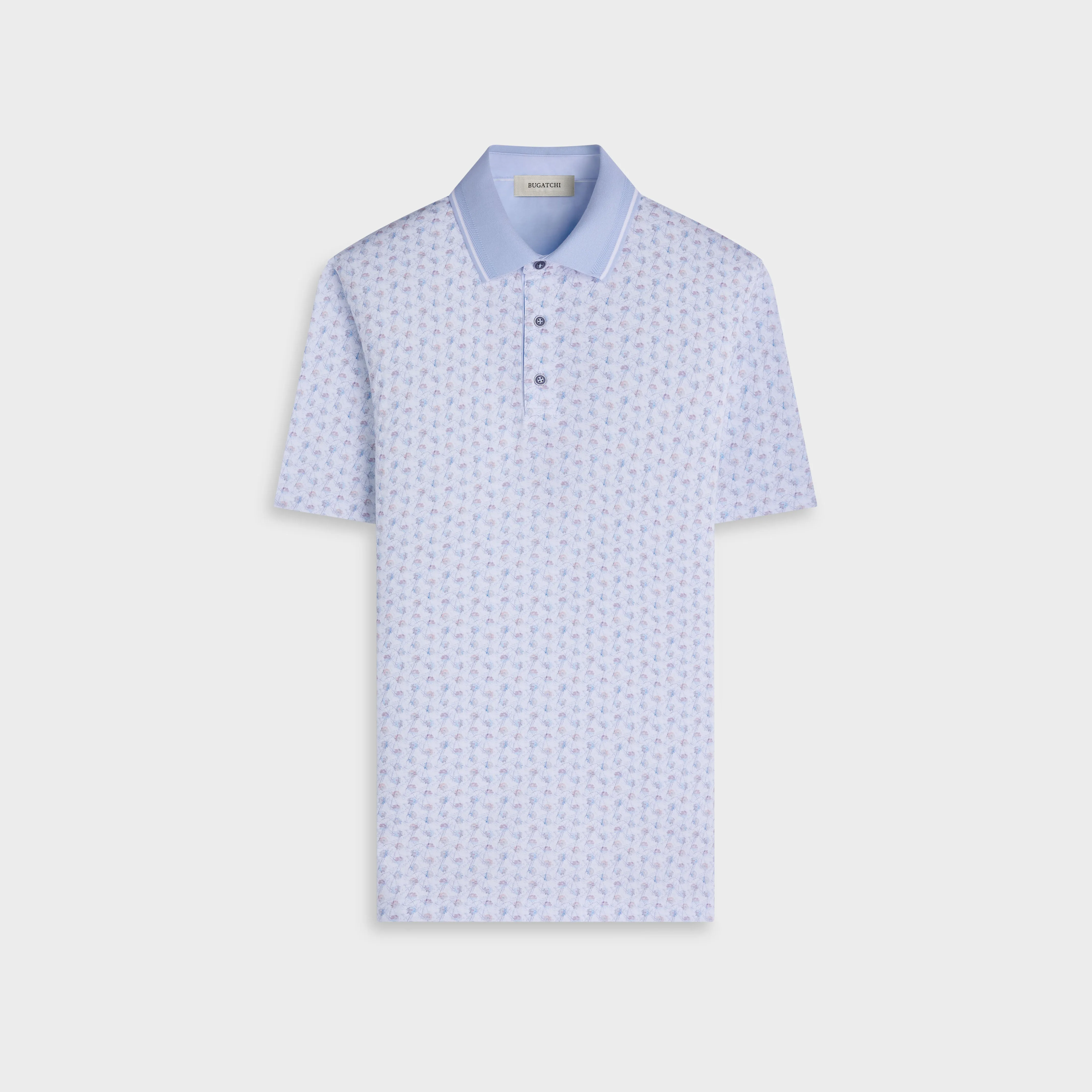 Vidal OoohCotton Floral Polo Shirt sold by Bugatchi