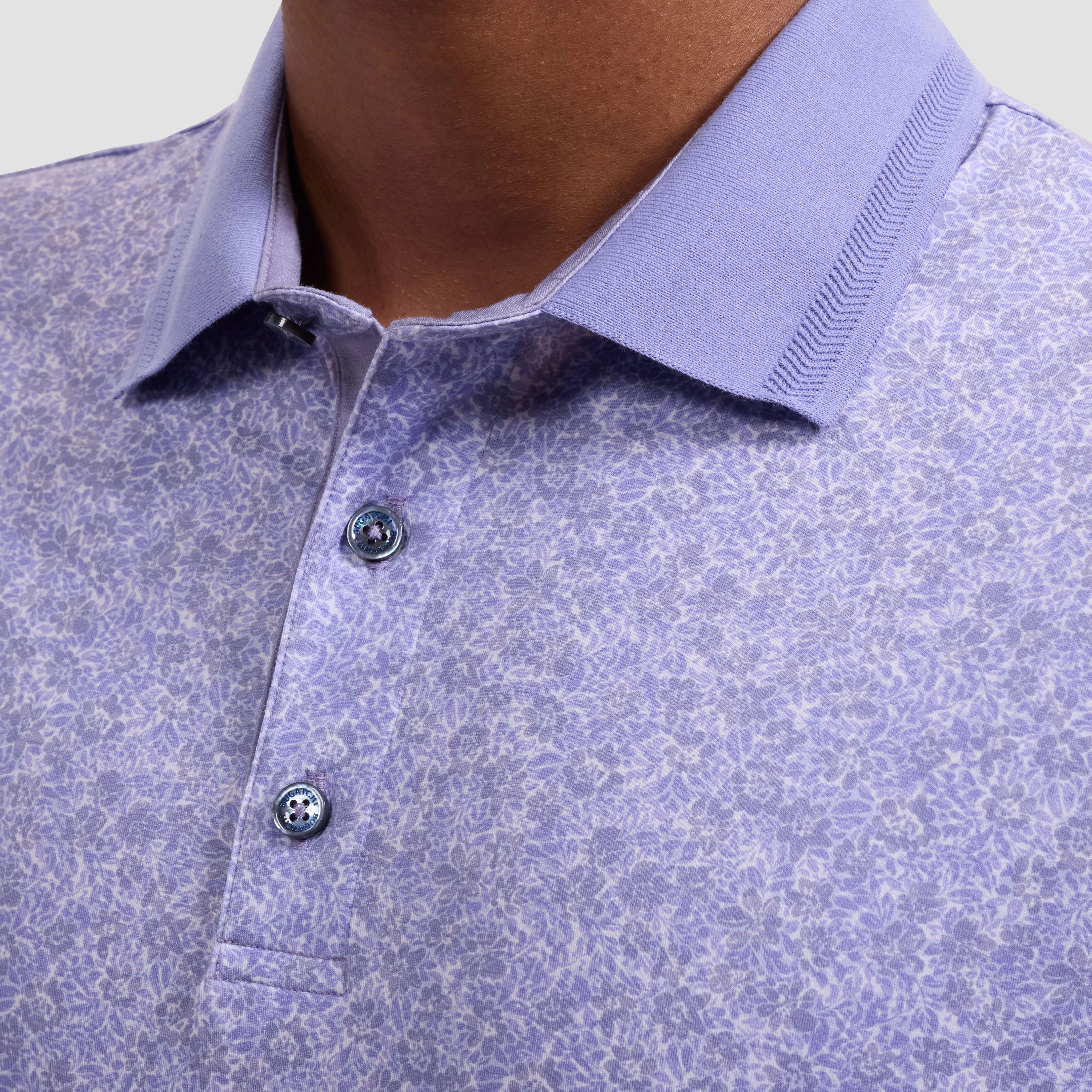 Vasco OoohCotton Floral Polo Shirt sold by Bugatchi product image thumbnail 5