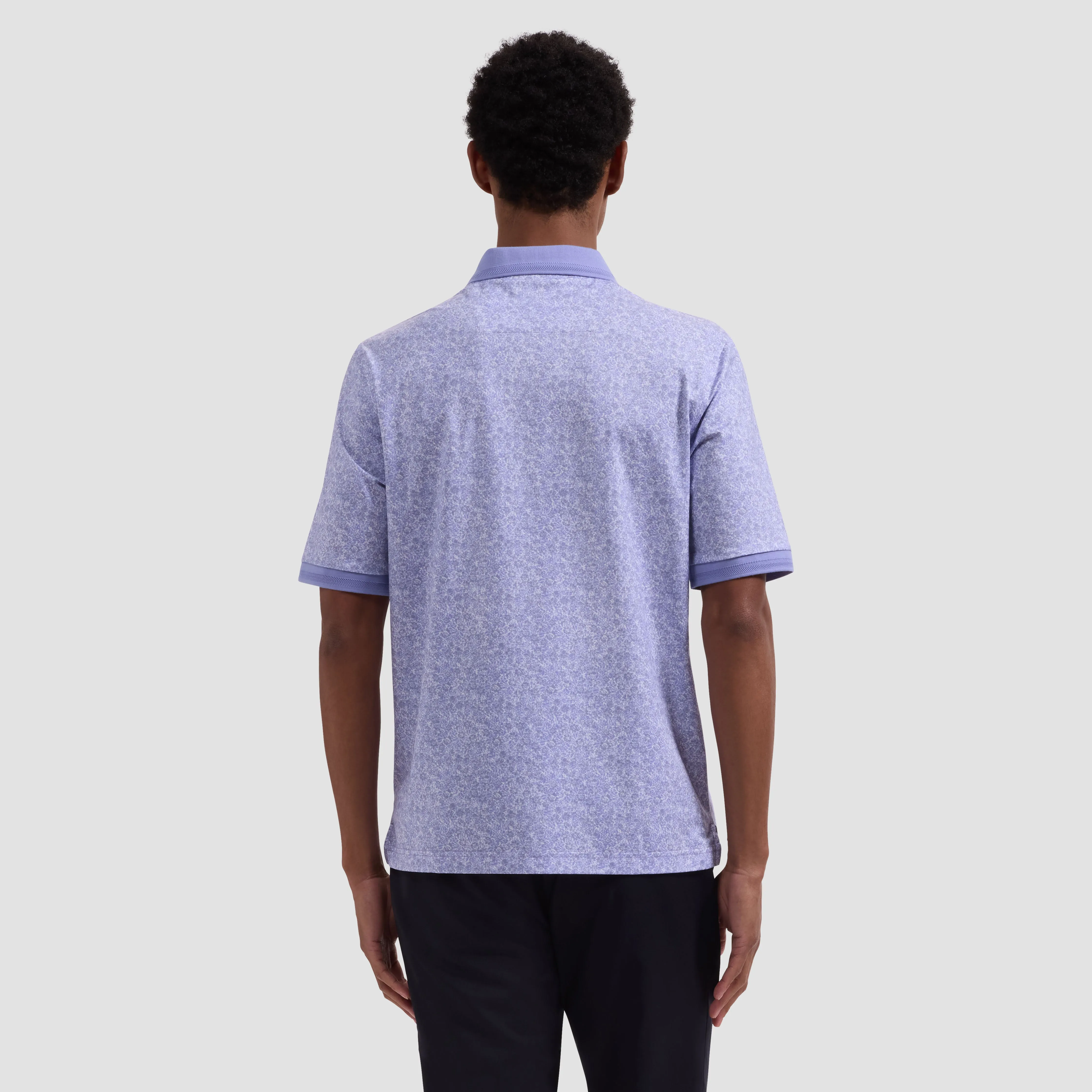 Vasco OoohCotton Floral Polo Shirt sold by Bugatchi product image thumbnail 3