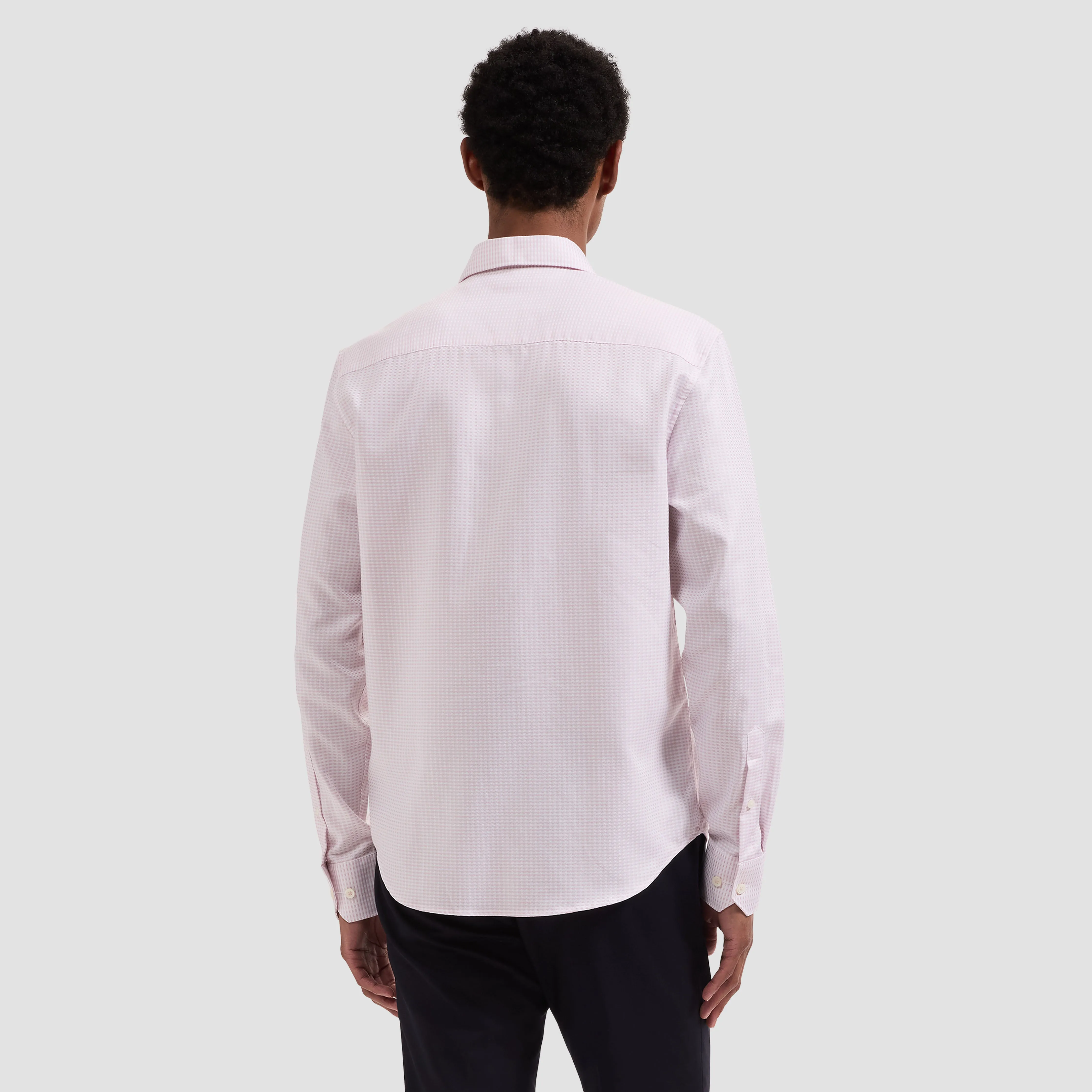 Alvin Mini Check Shirt sold by Bugatchi product image thumbnail 3