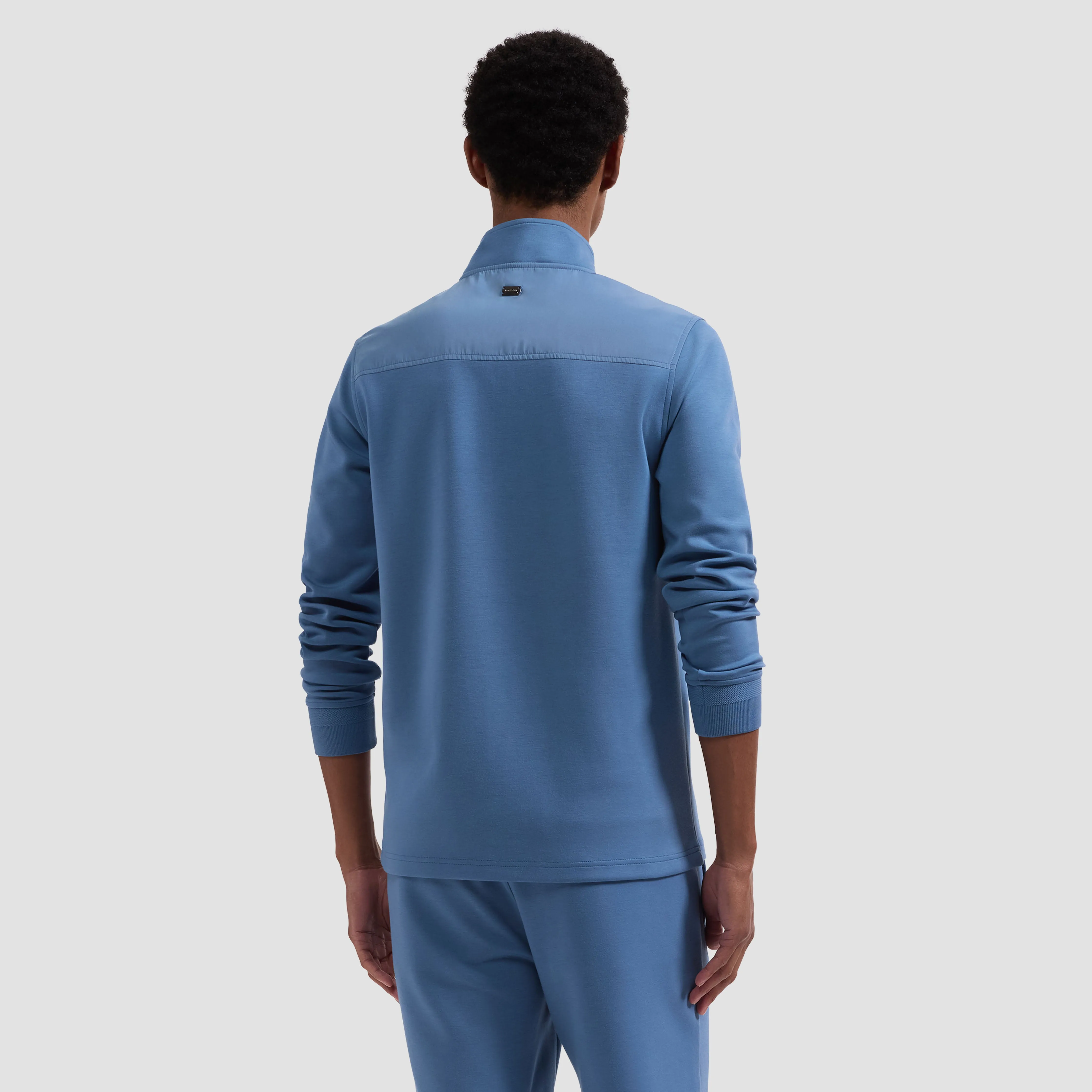 Soft Touch Quarter-Zip Mock Neck Pullover sold by Bugatchi product image thumbnail 3