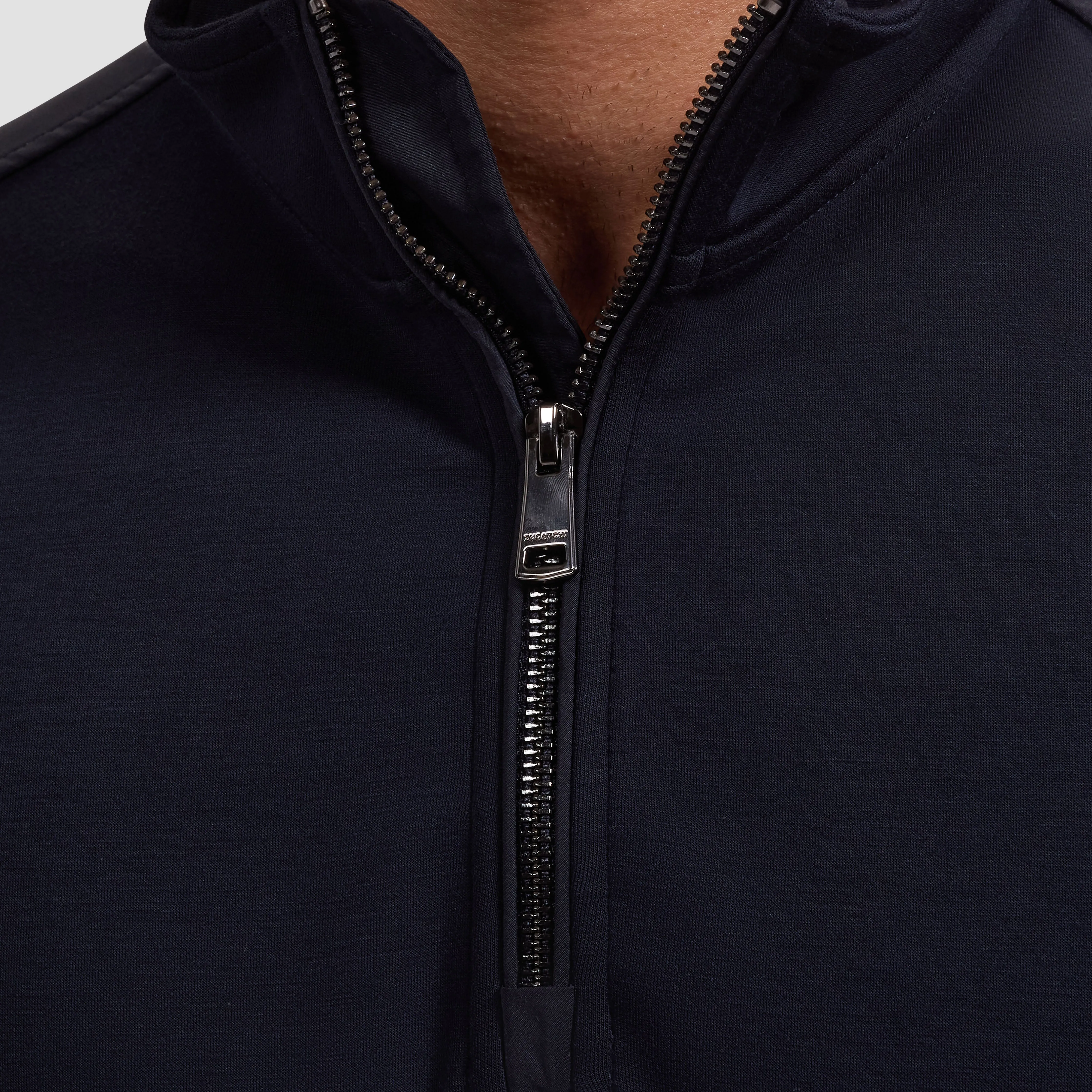 Soft Touch Quarter-Zip Mock Neck Pullover sold by Bugatchi product image thumbnail 5