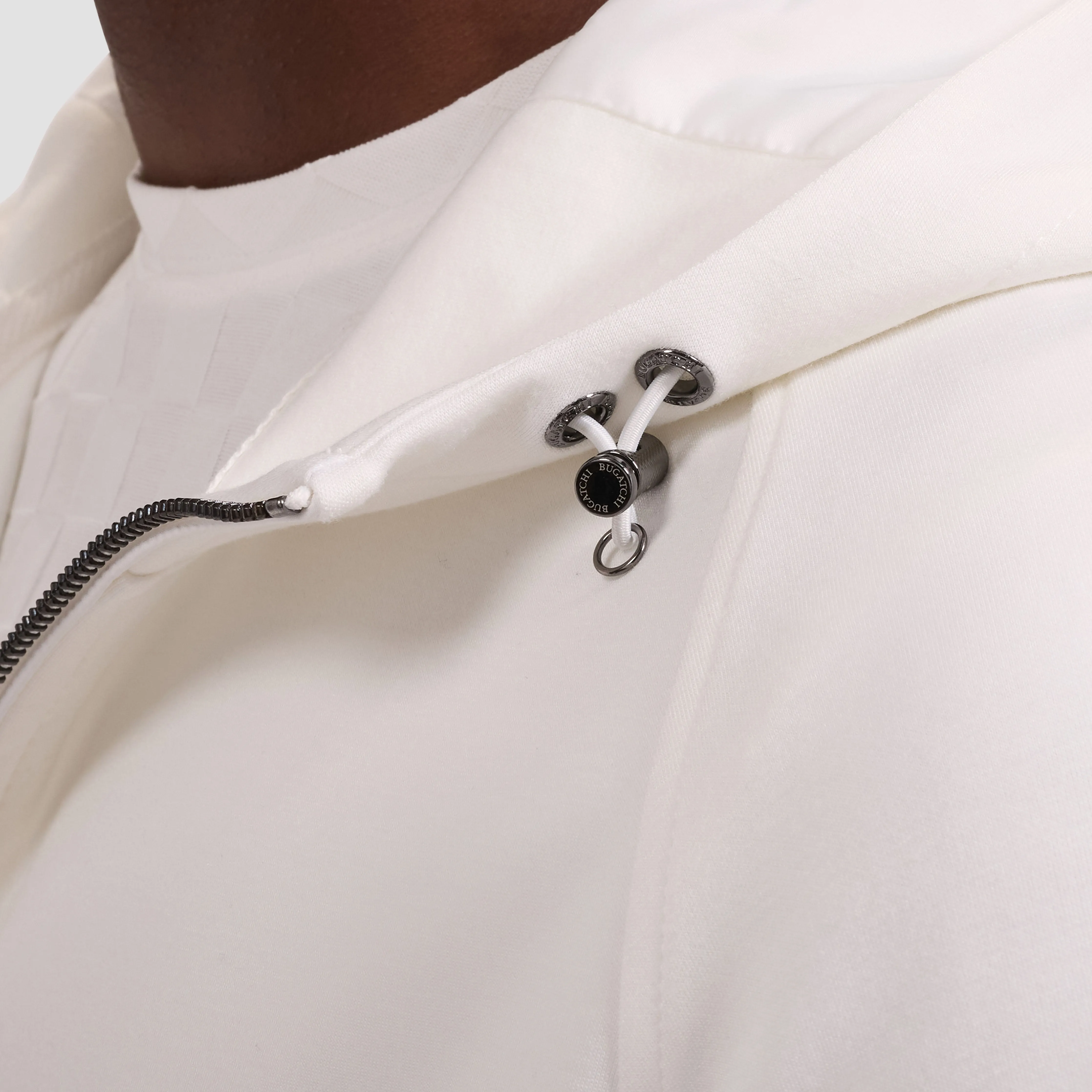 Soft Touch Knit Hoodie Jacket sold by Bugatchi product image thumbnail 5