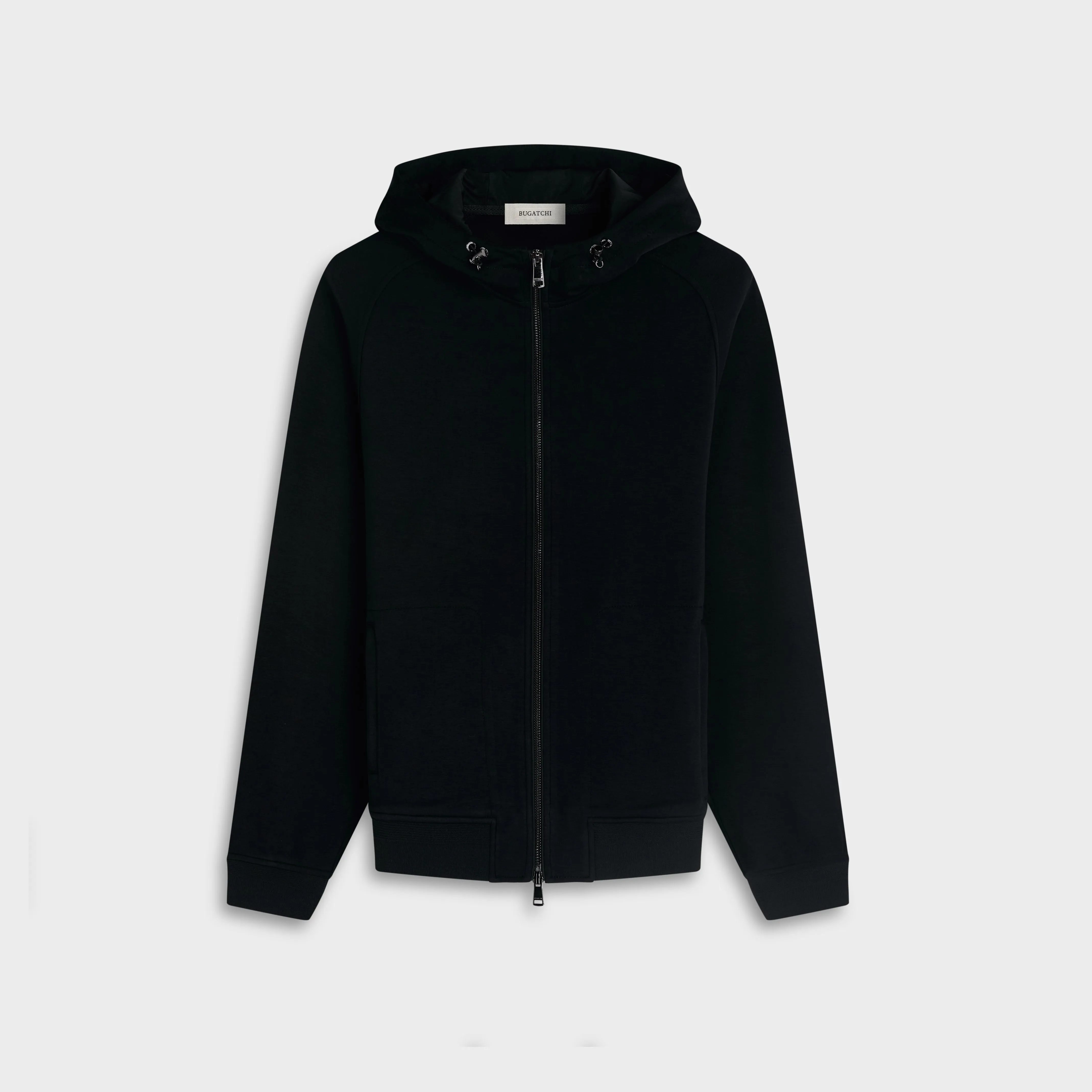 Soft Touch Knit Hoodie Jacket sold by Bugatchi