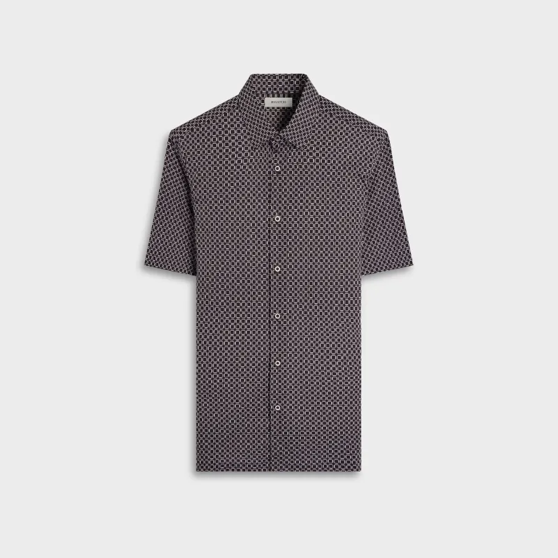 Vero Geometric Short-Sleeve Shirt made by Bugatchi
