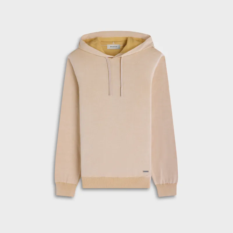 Jersey Knit Hoodie Sweater made by Bugatchi