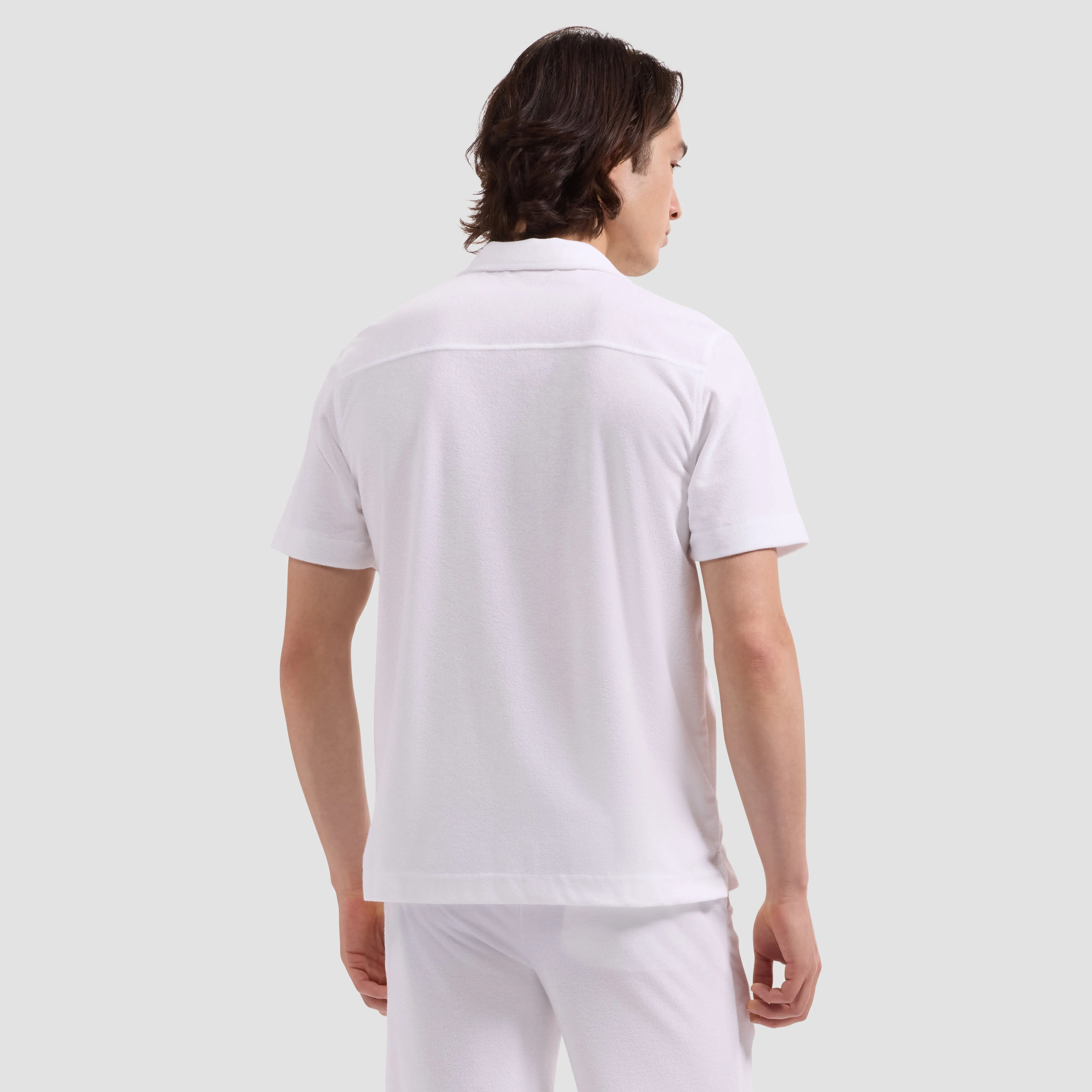French Terry Camp Shirt sold by Bugatchi product image thumbnail 3