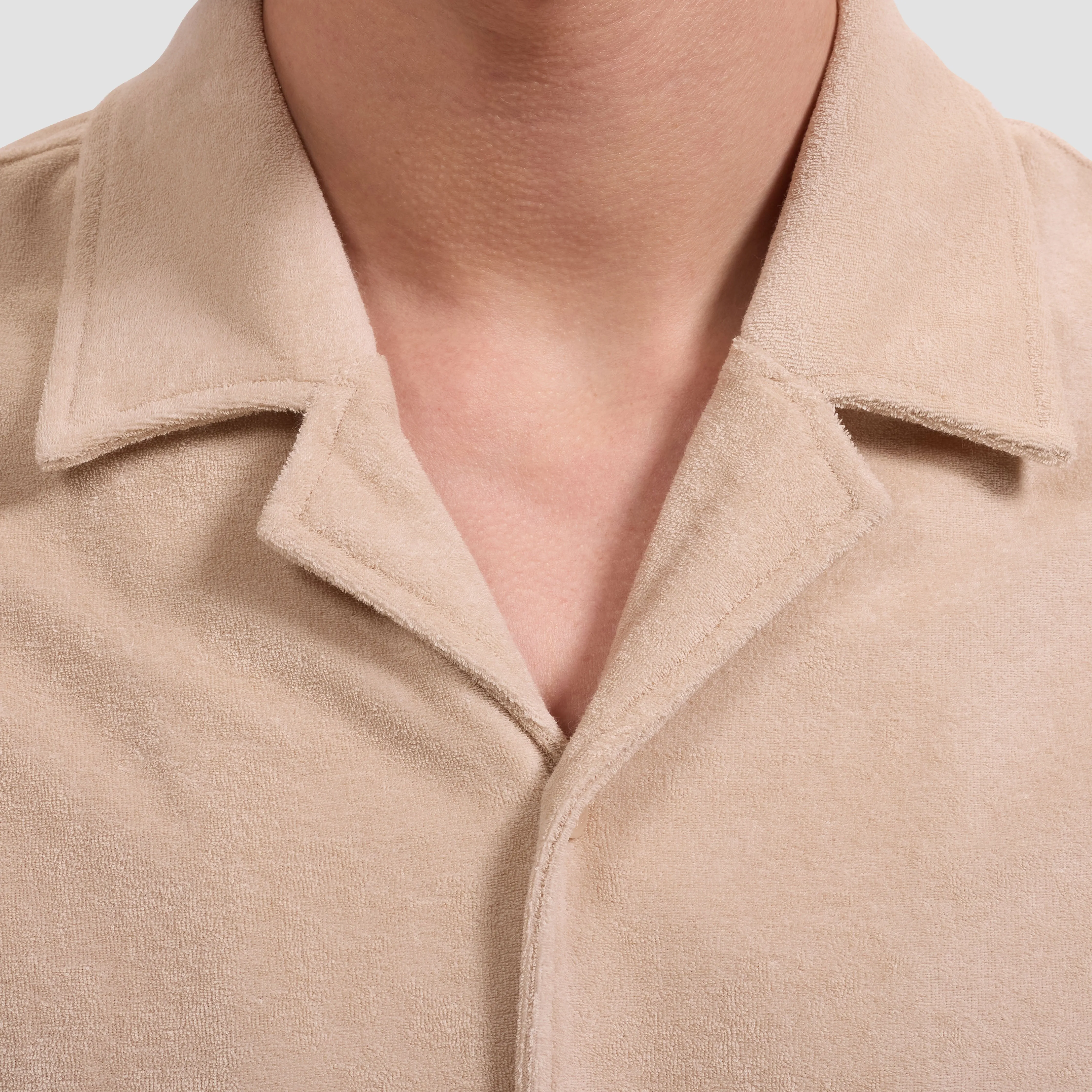 French Terry Camp Shirt sold by Bugatchi product image thumbnail 5