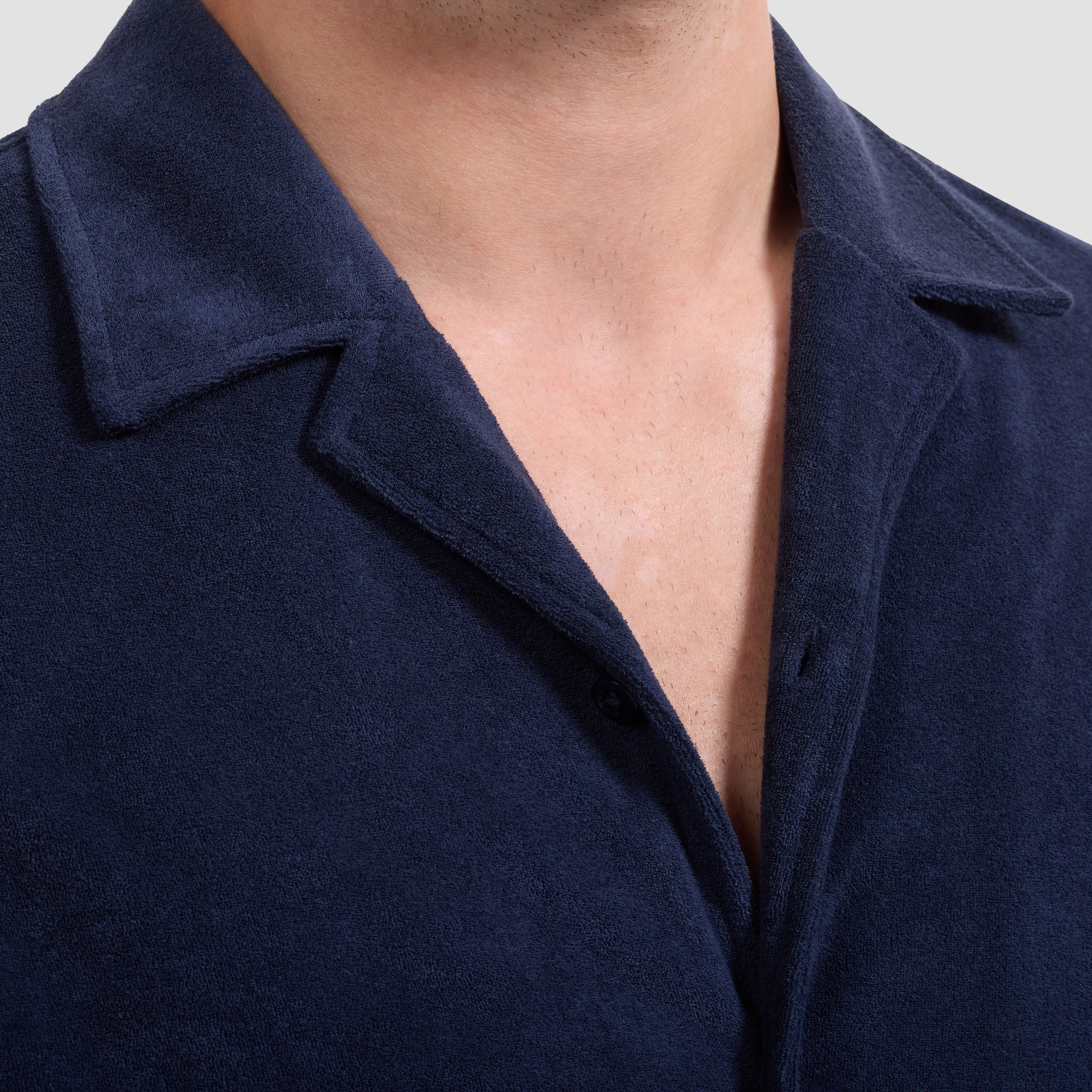French Terry Camp Shirt sold by Bugatchi product image thumbnail 5