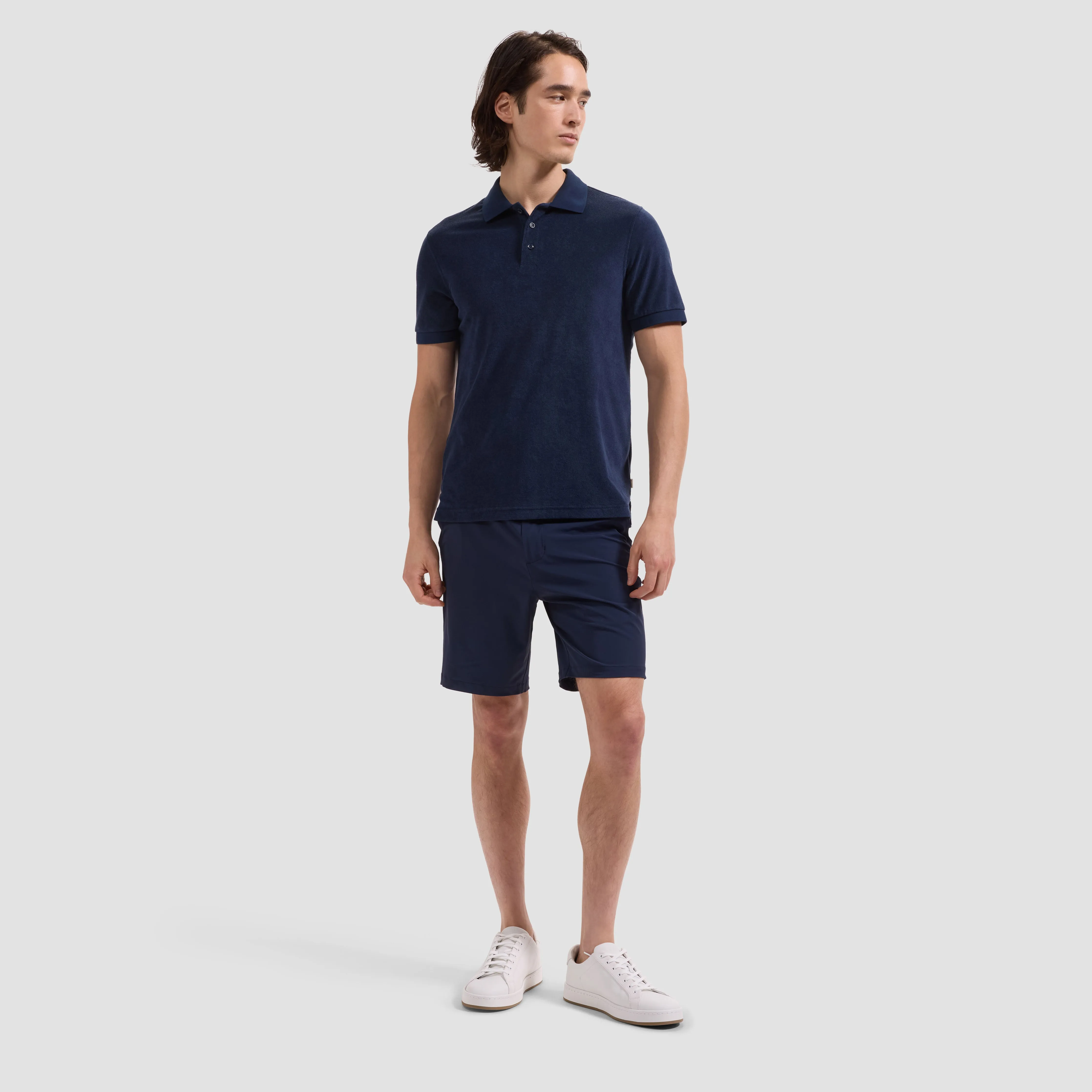 French Terry Polo Shirt sold by Bugatchi product image thumbnail 4